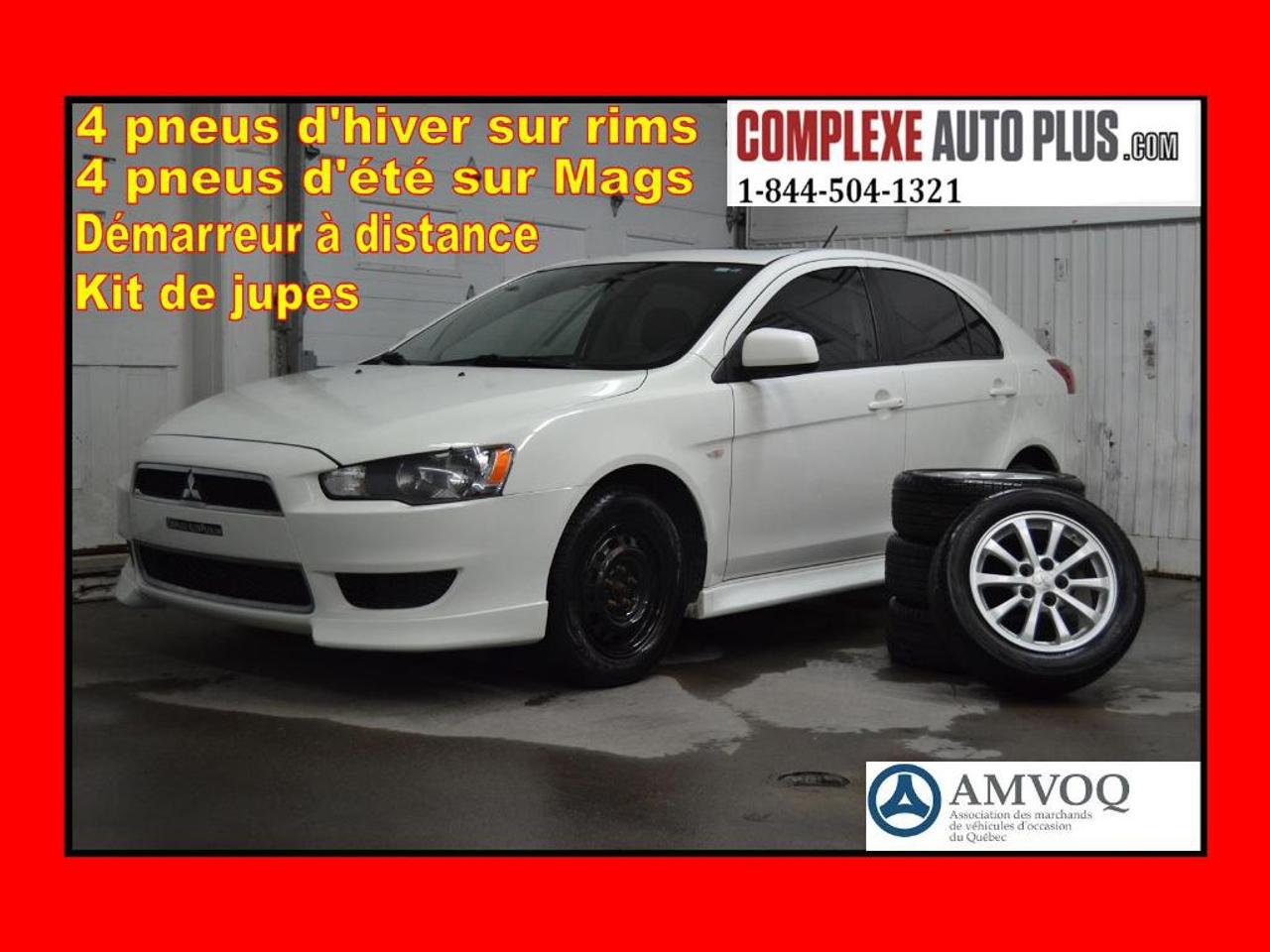 <a href=https://www.autoaubaine.com/Mitsubishi-Lancer-c7023679.html>https://www.autoaubaine.com/Mitsubishi-Lancer-c7023679.html</a>

English bellow. Jamais accidenté.  Ultra propre, impeccable! Véhicule inspecté et Garanti. 1 700$ doptions additionnels dinclus dans le prix: Démarreur à distance, 4 pneus dhiver sur rims, 4 pneus dété sur Mags, Vitres teintées! Plan sécuritaire inclus dans le prix! Promotion spéciale: Financement 51$/sem. Tout inclus. 0$ comptant!  GARANTIE COMPLÈTE jusquau 26 octobre 2022 ou 160 000 KM inclus dans les versements! Terme 60 mois à 4,99%. Équipements principaux: Toit ouvrant, Mags, Bluetooth, Sièges chauffants, Commandes au volant, Contrôle de stabilité et danti patinage, Régulateur de vitesse, Groupe électrique, Air climatisé, Toute équipé! Rapport historique CarProof gratuit en main, Kilométrage vérifié et certifié, inspection sécuritaire mécanique fait, Réparation mécanique fait, Changement dhuile fait, Condition esthétique optimale, Garantie supplémentaire disponible! Appelez ou Textez au 1-844-504-1321. Véhicule sécuritaire vendu en toute transparence, vous procurant une tranquillité desprit. Nous sommes spécialisés pour le financement en 1ère 2ième 3ième chance au crédit. Frais de documents et frais de gestion de financement 199$, forfait esthétique 150$ inclus dans les versements, doit être ajouté au prix affiché. Le prix du véhicule est avant taxes. Les versements incluent les taxes. Détails et conditions en succursale. Site Complexe Auto Plus : WWW.COMPLEXEAUTOPLUS.COM\n\n


ENGLISH VERSION:\n\n

Never damaged. Ultra clean, impeccable! Comes with Inspection and Warranty. $1,700 additional equipment included in the price: Car starter, 4 winter tires on rims, 4 summer tires on Mags, Tinted windows! Safety plan included in the price! Special promotion: Financing $51/week all included $0 down payment!   COMPLETE WARRANTY until 2022 October 26th or 160 000 KM included in the payments! Term 60 months to 4.99%. Main equipment: Sunroof, Mags, Bluetooth, Heated seats, Control on steering wheel, Stability and traction control system, Cruise control, Power group, Air conditioning, Full equipped!  Free CarProof history, Verified and certified mileage, Safety mechanical inspection is done, Mechanical repairs done, Oil change is done, Optimal aesthetic condition, Additional warranty available! Call us or Text us at 1-844-504-1321. Safety vehicle sold in all transparency, giving you peace of mind. We are specialize in 1, 2, 3 chance financing. Documents fees and financing management fees  199$, esthetic  package 150$ included in the  payments, must be added to the price shown. Taxes must be added to the price of the vehicle shown. Payments include taxes. Details and conditions in store. Complexe Auto Plus Website: WWW.COMPLEXEAUTOPLUS.COM