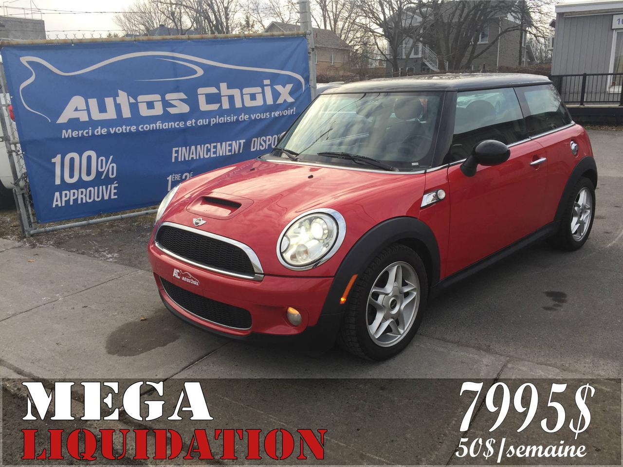 <a href=https://www.autoaubaine.com/Mini-Cooper-c6338966.html>https://www.autoaubaine.com/Mini-Cooper-c6338966.html</a>

MINI COOPER-S 2010 MANUELLE DE COULEUR ROUGE CHILI AVEC 116,493KM (CERTIFIÉ) TOUT ÉQUIPÉ FINANCEMENT A PARTIR DE 50$ PAR SEMAINE **PNEUS HIVERS**

    AIR CLIMATISE
    VITRES ELECTRIQUES
    PORTES ELECTRIQUES
    MIROIRS ELECTRIQUES
    CUIR
    TOIT OUVRANT
    COMMANDE AUDIO AU VOLANT
    REGULATEUR DE VITESSE (CRUISE CONTROL)
    SIEGES CHAUFFANTS
    TELEPHONE MAINS LIBRES
    DEVERROUILLAGE A DISTANCE
    ESSUIE-GLACE ARRIERE
    PHARES ANTIBROUILLARD
    2 PORTES COUPE
    AILERON
    JANTES EN ALLIAGE (MAGS)
    LECTEUR CD

++++ AUTOS CHOIX ++++

**** MEMBRE DE LAMVOQ ****

+++ TOUS NOS VÉHICULES SONT INSPECTÉS (88 POINTS) +++

FINANCEMENT SUR PLACE 1 2 3 4 CHANCES AU CRÉDIT
APPROBATION EN 20 MINUTES SUR PLACE OU SUR INTERNET
TAUX DACCEPTATION DE 99 %
FINANCEMENT MAISON


OUVERT 7 JOURS


NOUS REMETTONS SUR DEMANDE UN CARPROOF LORS DE LACHAT DUN VÉHICULE DE 3995$ ET PLUS

NOUS ACHETONS ET PRENONS LES ÉCHANGES

NOUS ACCEPTONS INTERAC-VISA-MASTERCARD


450-876-0998 (SANS FRAIS)

960 ET 1012 BOULEVARD TASCHEREAU, LONGUEUIL, J4K 2X3


***VISITER NOTRE SITE INTERNET ET NOTRE PAGE FACEBOOK***
***AFIN DAVOIR ACCÈS À TOUT NOTRE INVENTAIRE AINSI QUÀ NOS PROMOTIONS***

+ (version mobile pour iphone/android disponible) +
www.autoaubaine.com/Autos-Choix-r664.html
www.autoaubaine.com/Autos-Choix-r664.html

*Bien que nous nous efforcions autant que possible dassurer lexactitude de ces données, nous ne sommes pas responsables de toute erreur ou omission contenue dans cette page.