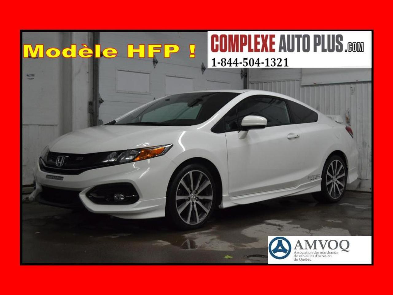 <a href=https://www.autoaubaine.com/Honda-Civic-c7004749.html>https://www.autoaubaine.com/Honda-Civic-c7004749.html</a>

English bellow.  Jamais accidenté. Comme neuf, absolument impeccable! Seulement 31 000 km Certifié! Modèle HFP avec Mags HFP, Kit de jupes, Phares antibrouillards, Aileron, Navigation, Toit ouvrant et plus!! Véhicule inspecté et Garanti! Plan sécuritaire inclus dans le prix! Promotion spéciale: Financement 85$/sem. Tout inclus. 0$ comptant!  GARANTIE COMPLÈTE jusquau 17 juillet 2020 ou 100 000 KM inclus dans les versements! Terme 84 mois à 5,74%. Taux 4.99% disponible sur 72 mois. Autres équipements importants: Démarrage sans clé, Miroirs chauffants, Caméra de recul,  Volant en Cuir, Radio Satellite XM,  Vitres teintées, Phares automatiques, Bluetooth, Prise USB,  Sièges chauffants, Commandes au volant, Contrôle de stabilité et danti patinage, Régulateur de vitesse, Groupe électrique, Air climatisé automatique, Toute équipé, Très propre! Rapport historique CarProof gratuit en main, Kilométrage vérifié et certifié, inspection sécuritaire mécanique fait, Réparation mécanique fait, Changement dhuile fait, Condition esthétique optimale, Garantie supplémentaire disponible! Appelez ou Textez au 1-844-504-1321. Véhicule sécuritaire vendu en toute transparence, vous procurant une tranquillité desprit. Nous sommes spécialisés pour le financement en 1ère 2ième 3ième chance au crédit. Frais de documents et frais de gestion de financement 199$, forfait esthétique 150$ inclus dans les versements, doit être ajouté au prix affiché. Le prix du véhicule est avant taxes. Les versements incluent les taxes. Détails et conditions en succursale. Site Complexe Auto Plus : WWW.COMPLEXEAUTOPLUS.COM\n\n



ENGLISH VERSION:\n\n

Never damaged. Like new, absolutely impeccable! 31 000 km Certified! HFP Model with HFP Mags, Skirt kit, Fog lights, Aileron, Navigation, Sunroof and more!!  Comes with Inspection and Warranty! Safety plan included in the price! Special promotion: Financing $85/week all included $0 down payment! COMPLETE  WARRANTY until 2020 July 17th or 100 000 KM  included in the payments! Term 84 months to 5.74%. Rate 4.99% available on 72 months. Other important equipment: Smart key, Heated mirrors, Back up camera, Leather steering wheel, XM satellite radio,  Tinted windows, Automatic lights, Bluetooth, USB plug, Heated seats, Control on steering wheel, Stability and traction control system, Cruise control, Power group, Automatic air conditioning, Full equipped, Very clean!  Free CarProof history, Verified and certified mileage, Safety mechanical inspection is done, Mechanical repairs done, Oil change is done, Optimal aesthetic condition, Additional warranty available! Call us or Text us at 1-844-504-1321. Safety vehicle sold in all transparency, giving you peace of mind. We are specialize in 1, 2, 3 chance financing. Documents fees and financing management fees  199$, esthetic  package 150$ included in the  payments, must be added to the price shown. Taxes must be added to the price of the vehicle shown. Payments include taxes. Details and conditions in store. Complexe Auto Plus Website: WWW.COMPLEXEAUTOPLUS.COM