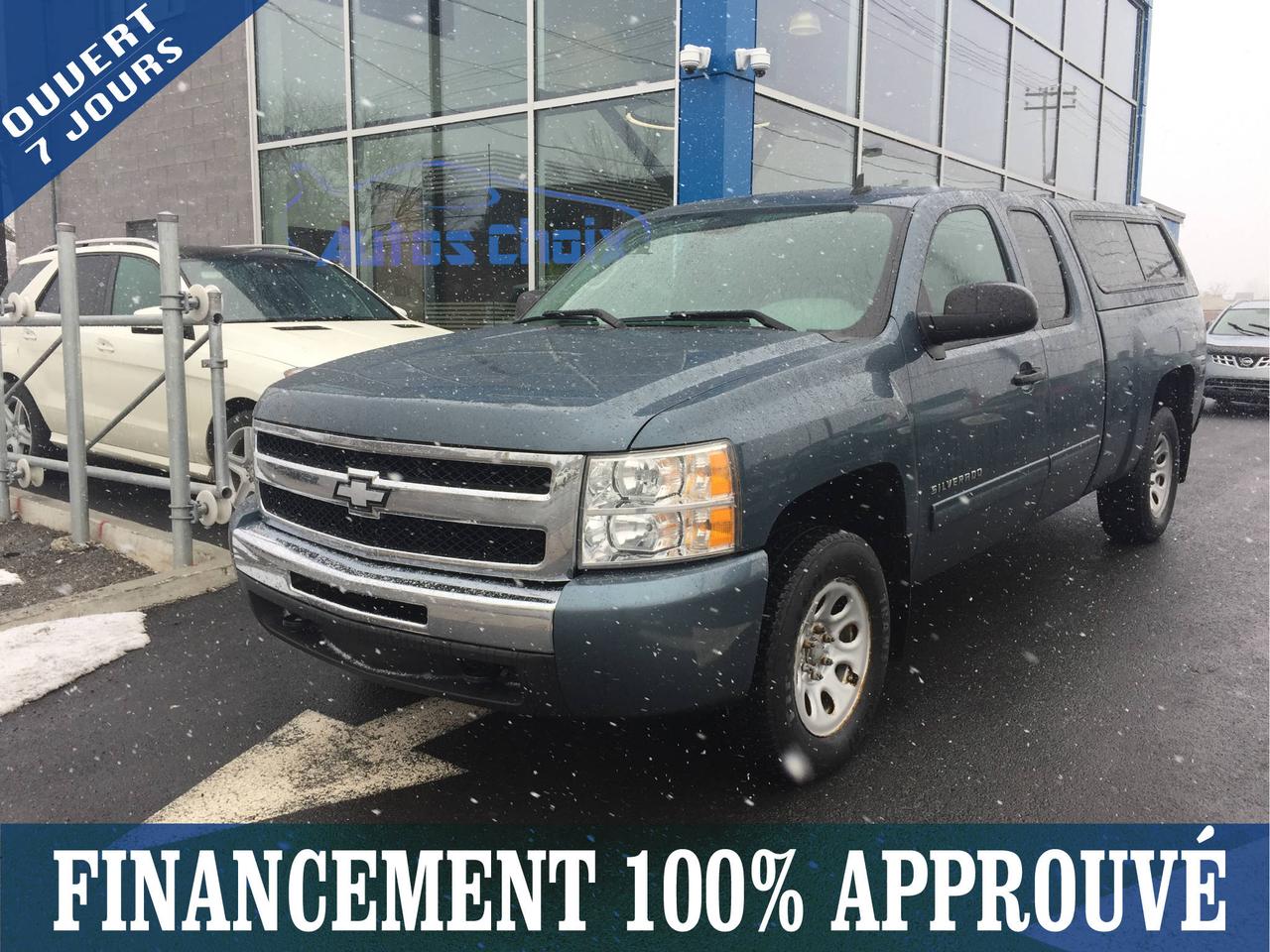 <a href=https://www.autoaubaine.com/Chevrolet-Silverado 1500-c7026002.html>https://www.autoaubaine.com/Chevrolet-Silverado 1500-c7026002.html</a>

CHEVROLET SILVERADO 1500 LS AWD 2010 AUTOMATIQUE DE COULEUR BLEU AVEC 153,286 KM (CERTIFIÉ) TOUT ÉQUIPÉ FINANCEMENT A PARTIR DE 81$ PAR SEMAINE
<br/>
<br/>**FINANCEMENT 100% APPROUVÉ**
<br/>
<br/>AIR CLIMATISE
<br/>ANTIDERAPAGE
<br/>FREINS ABS
<br/>LECTEUR CD
<br/>MIROIRS ELECTRIQUES
<br/>PHARES AUTOMATIQUES
<br/>PRISE AUXILIAIRE
<br/>REGULATEUR DE VITESSE (CRUISE CONTROL)
<br/>VITRES ELECTRIQUES
<br/>4X4 / 4WD / AWD
<br/>ATTELAGE REMORQUE
<br/>DEVERROUILLAGE A DISTANCE
<br/>JANTES EN ACIER (RIMS)
<br/>
<br/>++++ AUTOS CHOIX ++++ <br/><br/>**** MEMBRE DE LAMVOQ **** <br/><br/>FINANCEMENT SUR PLACE 1 2 3 4 CHANCES AU CRÉDIT <br/>APPROBATION EN 20 MINUTES SUR PLACE OU SUR INTERNET <br/>TAUX DACCEPTATION DE 100 % <br/>FINANCEMENT MAISON <br/><br/><br/>OUVERT 7 JOURS <br/><br/><br/>NOUS REMETTONS SUR DEMANDE UN CARPROOF LORS DE LACHAT DUN VÉHICULE DE 3995$ ET PLUS <br/><br/>NOUS ACHETONS ET PRENONS TOUS LES ÉCHANGES AU MEILLEUR PRIX DU MARCHER<br/><br/>**LIVRAISON ET EXPORTATION DISPONIBLE PARTOUT AU CANADA ** GRATUIT DANS LES ENVIRONS DE LILE DE MONTRÉAL (AVEC FRAIS POUR LEXTERIEUR DE MONTREAL) <br/><br/>NOUS ACCEPTONS INTERAC-VISA-MASTERCARD <br/><br/>1-888-313-0496 (SANS FRAIS) <br/>960 ET 1012 BOULEVARD TASCHEREAU, LONGUEUIL, J4K 2X3 <br/>*<br/>**VISITER NOTRE SITE INTERNET ET NOTRE PAGE FACEBOOK AFIN DAVOIR ACCÈS À TOUT NOTRE INVENTAIRE AINSI QUÀ NOS PROMOTIONS*** <br/><br/>+ (version mobile pour iphone/android disponible) + <br/>www.autoschoix.ca <br/>www.facebook.com/autoschoix <br/><br/>*Bien que nous nous efforcions autant que possible dassurer lexactitude de ces données, nous ne sommes pas responsables de toute erreur ou omission contenue dans cette page.