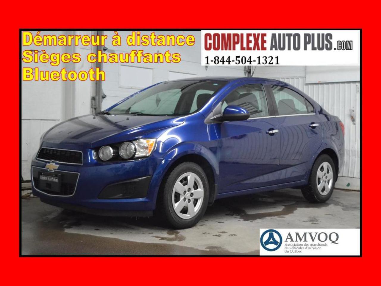 Used 2014 Chevrolet Sonic Lt A/c,cruise,bluet for sale in St-Jérôme, QC