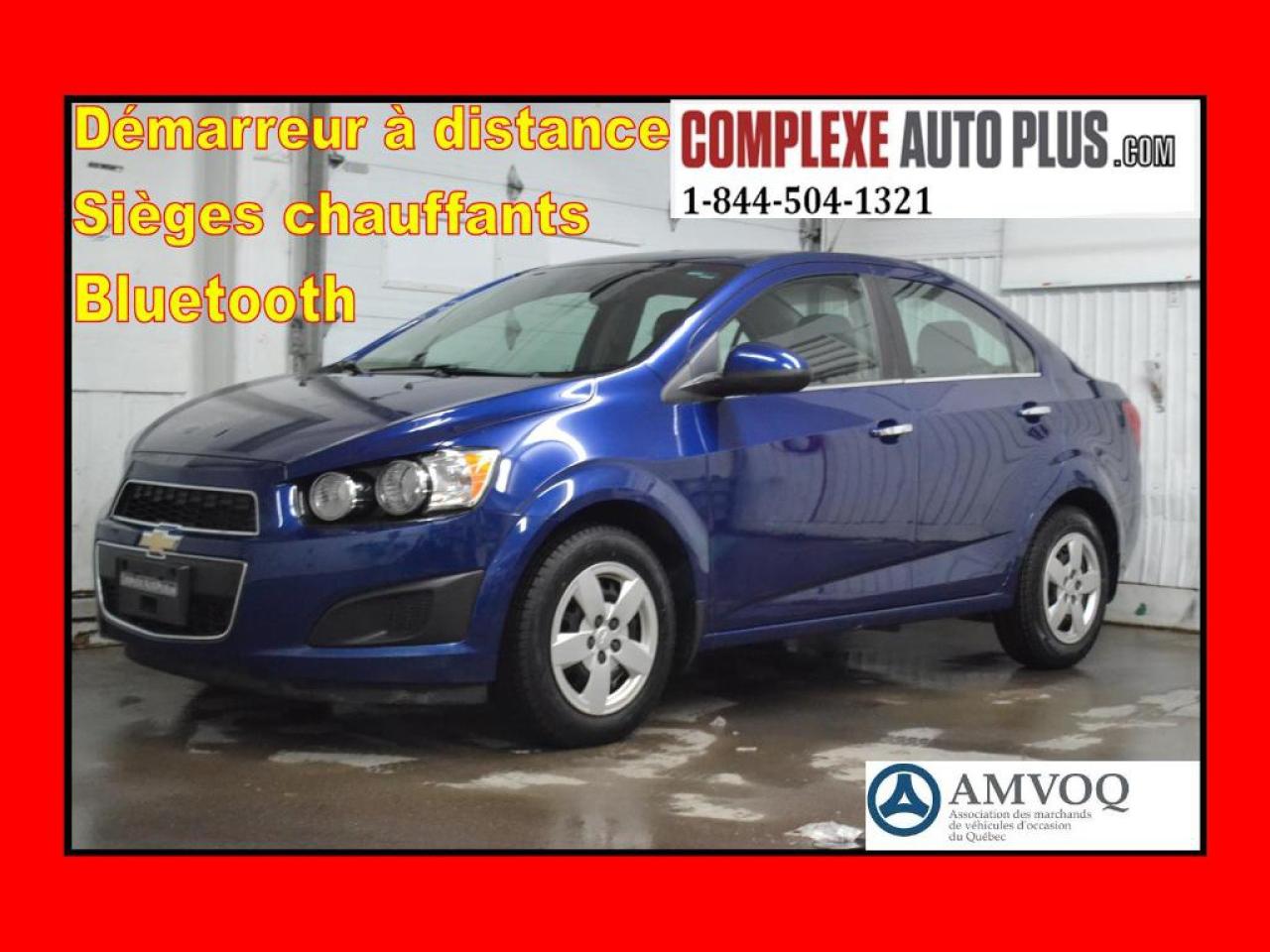 Used 2014 Chevrolet Sonic Lt A/c,cruise,bluet for sale in St-Jérôme, QC
