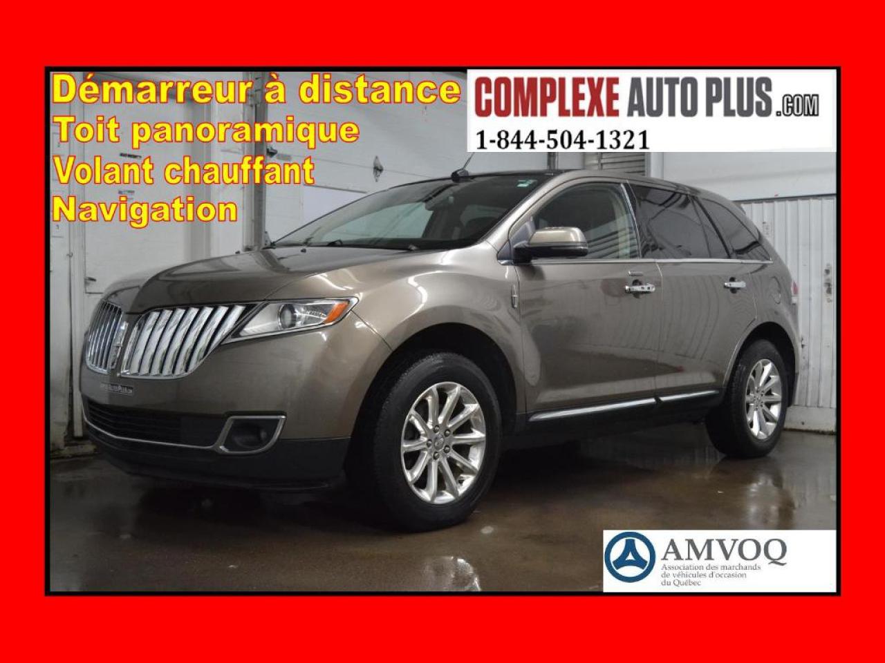 Used 2012 Lincoln MKX Awd Navi/gps,cuir,t for sale in St-Jérôme, QC