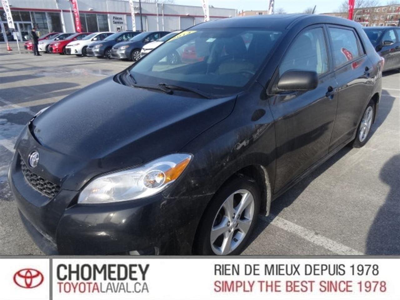 <a href=https://www.chomedeytoyotalaval.ca/occasion/Toyota-Matrix-2013.html>https://www.chomedeytoyotalaval.ca/occasion/Toyota-Matrix-2013.html</a>

40 ANS DEXCELLENCE DANS LE SERVICE À LA CLIENTÈLE, LE MEILLEUR RAPPORT QUALITÉ/PRIX ET UNE APPROCHE SANS PRESSION FONT DE CHOMEDEY TOYOTA UNE VALEUR SÛRE POUR LACHAT DE VOTRE PROCHAIN VÉHICULE.    2013 Toyota Matrix Tourisme. Automatique, Bluetooth, Intérieur en tissus, Toit ouvrant, Jantes en alliage, Phares antibrouillards, Air climatisé, Régulateur de vitesse, Groupe électrique, Lecteur CD/MP3/AUX/USB, Anti-patinage, Très bien équipé et Propre! Kilométrage vérifié. Balance de garantie valide jusquau 07 août 2018 ou 100 000 km. Garantie supplémentaire disponible. Mécanique et esthétique WOW! Conditions en succursale!    Pourquoi acheter toute autre marque quand on peut profiter de la fiabilité de Toyota !!!    40 YEARS OF EXCELLENCE IN CUSTOMER SERVICE, OUR HIGH QUALITY STANDARDS, THE BEST QUALITY/PRICE, AND OUR NO PRESSURE APPROACH, MAKES CHOMEDEY TOYOTA A SURE BET FOR THE PURCHASE OF YOUR NEXT VEHICLE.    2013 Toyota Matrix Touring. Automatic, Bluetooth, Fabric interior, Sunroof, Alloy wheels, Fog lights, Air conditioning, Cruise Control, PowerGroup, CD/MP3/AUX/USB, Traction control, Very well equipped and Clean! Verified mileage. Warranty valid until August 7th,2018 or 100000km. Additional warranty available. Mechanically and aesthetically WOW! Conditions in store!    Why buy any other brand when you can enjoy the incredible reliability of a Toyota !!      ***INSPECTION SÉCURITAIRE EN 160 POINTS, INCLUS LE PREMIER PLEIN DESSENCE ET LE PROCHAIN CHANGEMENT HUILE À LA LIVRAISON, FINANCEMENT DISPONIBLE SUR APPROBATION BANCAIRE, CHOMEDEY TOYOTA ÉTABLI A LAVAL DEPUIS 1978 AU 3665 BOULEVARD SAINT-MARTIN OUEST LAVAL QUÉBEC H7T1A7. 1-888-406-3219    *** SAFE INSPECTION IN 160 POINTS, INCLUDING THE FIRST FULL FUEL AND THE NEXT CHANGE OIL TO DELIVERY, FINANCING AVAILABLE ON BANK APPROVAL, CHOMEDEY TOYOTA ESTABLISHED IN LAVAL SINCE 1978 AT 3665 BOULEVARD SAINT-MARTIN WEST LAVAL QUÉBEC H7T1A7. 1-888-406-3219
