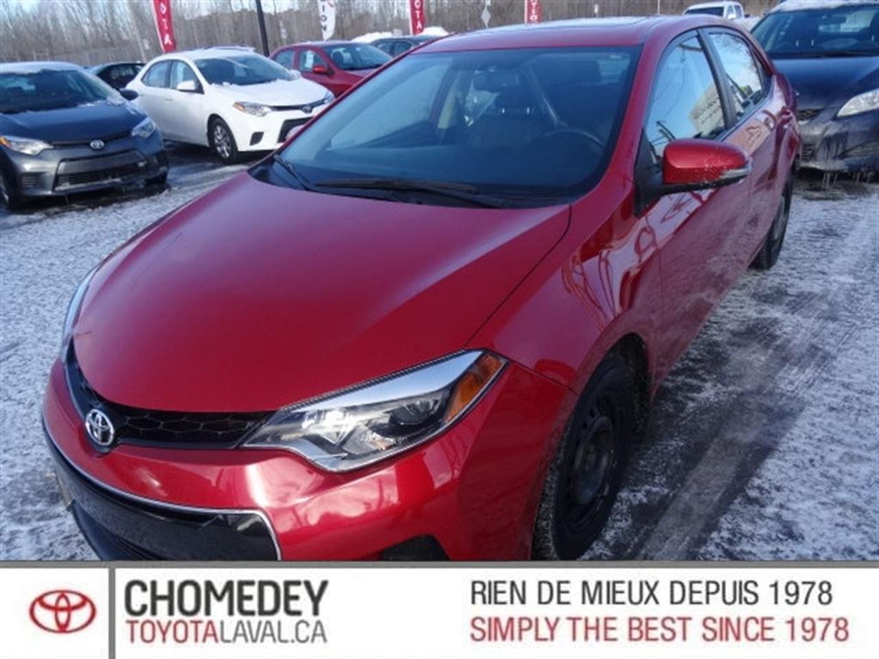 <a href=https://www.chomedeytoyotalaval.ca/occasion/Toyota-Corolla-2014.html>https://www.chomedeytoyotalaval.ca/occasion/Toyota-Corolla-2014.html</a>

40 ANS DEXCELLENCE DANS LE SERVICE À LA CLIENTÈLE, LE MEILLEUR RAPPORT QUALITÉ/PRIX ET UNE APPROCHE SANS PRESSION FONT DE CHOMEDEY TOYOTA UNE VALEUR SÛRE POUR LACHAT DE VOTRE PROCHAIN VÉHICULE.    2014 Toyota Corolla S. Automatique, Bluetooth, Caméra de recul, Intérieur en cuir, Sièges chauffants, Air climatisé, Régulateur de vitesse, Groupe électrique, Lecteur CD/MP3/AUX/USB, Anti-patinage, Bien équipé et Propre! Kilométrage vérifié. Garantie supplémentaire disponible. Mécanique et esthétique WOW! Conditions en succursale!    Pourquoi acheter toute autre marque quand on peut profiter de la fiabilité de Toyota !!!    40 YEARS OF EXCELLENCE IN CUSTOMER SERVICE, OUR HIGH QUALITY STANDARDS, THE BEST QUALITY/PRICE, AND OUR NO PRESSURE APPROACH, MAKES CHOMEDEY TOYOTA A SURE BET FOR THE PURCHASE OF YOUR NEXT VEHICLE.    2014 Toyota Corolla S. Automatic, Bluetooth, Back-up camera, Leather interior, Heated seats, Air conditioning, Cruise Control, PowerGroup, CD/MP3/AUX/USB, Traction control, Well equipped and Clean! Verified mileage. Additional warranty available. Mechanically and aesthetically WOW! Conditions in store!    Why buy any other brand when you can enjoy the incredible reliability of a Toyota !!      ***INSPECTION SÉCURITAIRE EN 160 POINTS, INCLUS LE PREMIER PLEIN DESSENCE ET LE PROCHAIN CHANGEMENT HUILE À LA LIVRAISON, FINANCEMENT DISPONIBLE SUR APPROBATION BANCAIRE, CHOMEDEY TOYOTA ÉTABLI A LAVAL DEPUIS 1978 AU 3665 BOULEVARD SAINT-MARTIN OUEST LAVAL QUÉBEC H7T1A7. 1-888-406-3219    *** SAFE INSPECTION IN 160 POINTS, INCLUDING THE FIRST FULL FUEL AND THE NEXT CHANGE OIL TO DELIVERY, FINANCING AVAILABLE ON BANK APPROVAL, CHOMEDEY TOYOTA ESTABLISHED IN LAVAL SINCE 1978 AT 3665 BOULEVARD SAINT-MARTIN WEST LAVAL QUÉBEC H7T1A7. 1-888-406-3219