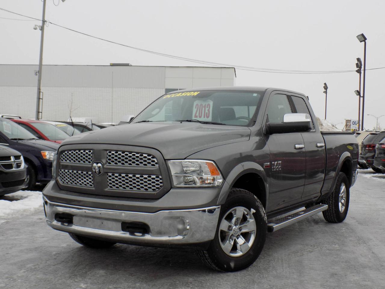 <a href=https://www.rivesudchrysler.com/occasion/RAM-1500-2013.html>https://www.rivesudchrysler.com/occasion/RAM-1500-2013.html</a>

OUVERT LE SAMEDI -
QUAD CAB - CONTRÔLE FREIN REMORQUE - ÉCRAN TACTILE 5 PO - BLUETOOTH - SIÈGE CONDUCTEUR ÉLECTRIQUE - MIROIRS CHAUFFANTS - PRISE 115 VOLT - ROUES 17 POUCES ET BEAUCOUP PLUS

carproof 2968$ le 16-07-2015

WWW.RIVESUDCHRYSLER.COM

Rive-Sud Chrysler, le seul concessionnaire Chrysler/Dodge/Jeep/Ram/Fiat dans la région à vous offrir la chance de gagner votre achat jusquà concurrence de 50 000$. Laissez-nous le plaisir de vous servir dans un environnement des plus conviviales en vous offrant différentes solutions qui répondront à vos besoins. Nous offrons la 1ere, 2e et 3e chance au crédit. Vous ne trouvez pas le véhicule convoité? Appelez-nous et laissez-nous trouver votre prochain véhicule! Rive-Sud Chrysler, VIVEZ, RÊVEZ, ROULEZ!