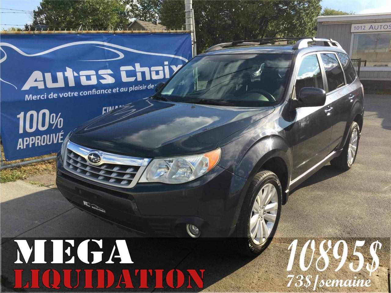 <a href=https://www.autoaubaine.com/Subaru-Forester-c6930995.html>https://www.autoaubaine.com/Subaru-Forester-c6930995.html</a>

SUBARU FORESTER 2.5X PREMIUM 2011 AUTOMATIQUE DE COULEUR CHARCOAL AVEC 137,711 KM (CERTIFIÉ) TOUT ÉQUIPÉ FINANCEMENT A PARTIR DE 73$ PAR SEMAINE 

FINANCEMENT 100% APPROUVÉ**
AIR CLIMATISE
VITRES ELECTRIQUES
PORTES ELECTRIQUES
MIROIRS ELECTRIQUES
SIEGES ELECTRIQUES
TOIT OUVRANT
TOIT PANORAMIQUE
COMMANDE AUDIO AU VOLANT
REGULATEUR DE VITESSE (CRUISE CONTROL)
MIROIRS CHAUFFANTS
SIEGES CHAUFFANTS
TELEPHONE MAINS LIBRES
VITRES TEINTES
BARRE DE TOIT
4X4 / 4WD / AWD
JANTES EN ALLIAGE (MAGS)
LECTEUR CD
PRISE AUXILIAIRE
FREINS ABS

++++ AUTOS CHOIX ++++ 

**** MEMBRE DE LAMVOQ **** 

FINANCEMENT SUR PLACE 1 2 3 4 CHANCES AU CRÉDIT 
APPROBATION EN 20 MINUTES SUR PLACE OU SUR INTERNET 
TAUX DACCEPTATION DE 100 % 
FINANCEMENT MAISON 


OUVERT 7 JOURS 


NOUS REMETTONS SUR DEMANDE UN CARPROOF LORS DE LACHAT DUN VÉHICULE DE 3995$ ET PLUS 

NOUS ACHETONS ET PRENONS TOUS LES ÉCHANGES 

**LIVRAISON ET EXPORTATION DISPONIBLE PARTOUT AU CANADA ** 
GRATUIT DANS LES ENVIRONS DE LILE DE MONTRÉAL (AVEC FRAIS POUR LEXTERIEUR DE MONTREAL) 

NOUS ACCEPTONS INTERAC-VISA-MASTERCARD 


1-888-313-0496 (SANS FRAIS) 

960 ET 1012 BOULEVARD TASCHEREAU, LONGUEUIL, J4K 2X3 


***VISITER NOTRE SITE INTERNET ET NOTRE PAGE FACEBOOK*** 
***AFIN DAVOIR ACCÈS À TOUT NOTRE INVENTAIRE AINSI QUÀ NOS PROMOTIONS*** 

+ (version mobile pour iphone/android disponible) + 
www.autoschoix.ca 
www.facebook.com/autoschoix 

*Bien que nous nous efforcions autant que possible dassurer lexactitude de ces données, nous ne sommes pas responsables de toute erreur ou omission contenue dans cette page.