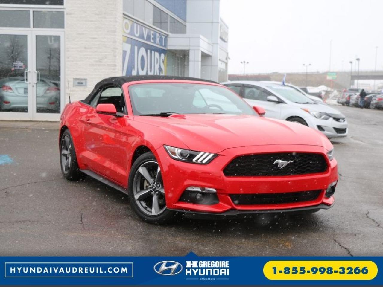 Used 2017 Ford Mustang CONVERTIBLE V6 A/C for sale in St-Léonard, QC