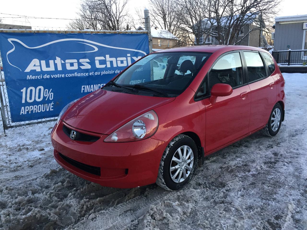 <a href=https://www.autoaubaine.com/Honda-Fit-c7005130.html>https://www.autoaubaine.com/Honda-Fit-c7005130.html</a>

HONDA FIT LX 2007 AUTOMATIQUE DE COULEUR ROUGE AVEC 147,923 KM (CERTIFIÉ) TOUT ÉQUIPÉ 

**FINANCEMENT 100% APPROUVÉ**

AIR CLIMATISE
LECTEUR CD
MIROIRS ELECTRIQUES
VITRES ELECTRIQUES
ESSUIE-GLACE ARRIERE
JANTES EN ACIER (RIMS)

++++ AUTOS CHOIX ++++ 

**** MEMBRE DE LAMVOQ **** 

FINANCEMENT 100% APPROUVÉ, AUCUN CAS REFUSÉ 
SPÉCIALISTE 1ER, 2E ET 3E CHANCES AU CRÉDIT 
APPROBATION EN 20 MINUTES SUR PLACE OU SUR INTERNET 
FINANCEMENT MAISON 


OUVERT 7 JOURS 


NOUS REMETTONS SUR DEMANDE UN CARPROOF LORS DE LACHAT DUN VÉHICULE DE 3995$ ET PLUS 

NOUS ACHETONS ET PRENONS TOUS LES ÉCHANGES 

**LIVRAISON ET EXPORTATION DISPONIBLE PARTOUT AU CANADA ** 
GRATUIT DANS LES ENVIRONS DE LILE DE MONTRÉAL (AVEC FRAIS POUR LEXTERIEUR DE MONTREAL) 

NOUS ACCEPTONS INTERAC-VISA-MASTERCARD 


1-888-313-0496 (SANS FRAIS) 

960 ET 1012 BOULEVARD TASCHEREAU, LONGUEUIL, J4K 2X3 


***VISITER NOTRE SITE INTERNET ET NOTRE PAGE FACEBOOK*** 
***AFIN DAVOIR ACCÈS À TOUT NOTRE INVENTAIRE AINSI QUÀ NOS PROMOTIONS*** 

+ (version mobile pour iphone/android disponible) + 
www.autoschoix.ca 
www.facebook.com/autoschoix 

*Bien que nous nous efforcions autant que possible dassurer lexactitude de ces données, nous ne sommes pas responsables de toute erreur ou omission contenue dans cette page.