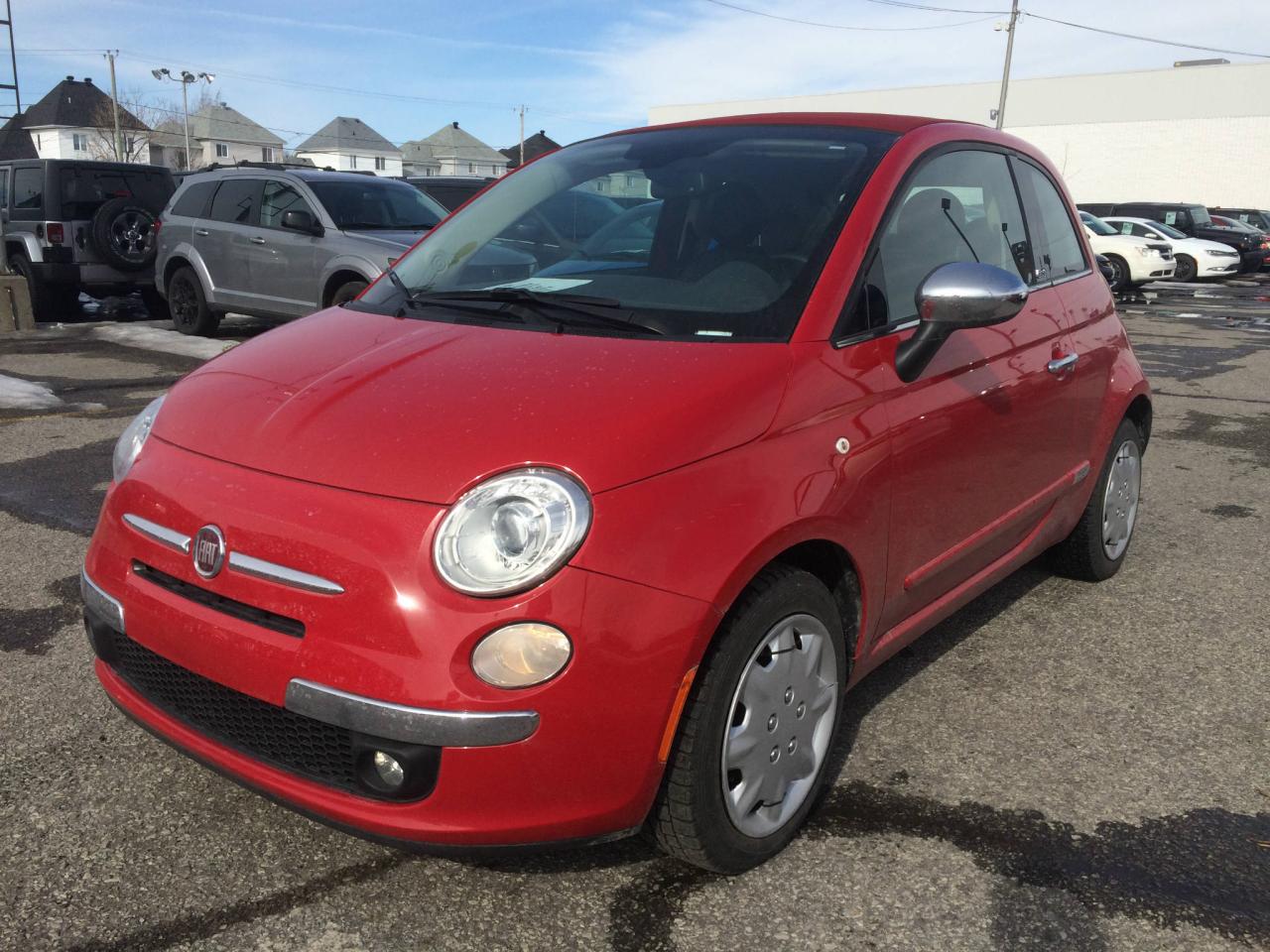 Used 2013 Fiat 500C LOUNGE CONVERTIBLE *CUIR* for sale in Brossard, QC