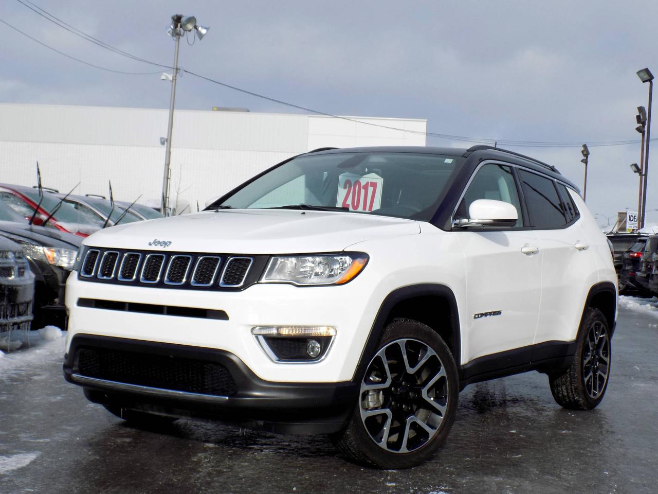 <a href=https://www.rivesudchrysler.com/occasion/Jeep-Compass-2017.html>https://www.rivesudchrysler.com/occasion/Jeep-Compass-2017.html</a>

OUVERT LE SAMEDI - 
JAMAIS ACCIDENTÉ - NAVIGATION - ÉCRAN 8.4 PO - CAMÉRA DE RECUL - APPLE CARPLAY - HAYON ÉLECTRIQUE - SIÈGE/VOLANT/MIROIRS CHAUFFANT - VENTILATION DOUBLE ZONE - DÉMARREUR À DISTANCE - TOIT PANORAMIQUE - SIÈGE CONDUCTEUR ÉLECTRIQUE - ROUES 19 POUCES ET BEAUCOUP PLUS 

WWW.RIVESUDCHRYSLER.COM

Rive-Sud Chrysler, le seul concessionnaire Chrysler/Dodge/Jeep/Ram/Fiat dans la région à vous offrir la chance de gagner votre achat jusquà concurrence de 50 000$. Laissez-nous le plaisir de vous servir dans un environnement des plus conviviales en vous offrant différentes solutions qui répondront à vos besoins. Nous offrons la 1ere, 2e et 3e chance au crédit. Rapport Carproof disponible sur tous nos véhicules en inventaire. Vous ne trouvez pas le véhicule convoité? Appelez-nous et laissez-nous trouver votre prochain véhicule! Rive-Sud Chrysler, VIVEZ, RÊVEZ, ROULEZ!
