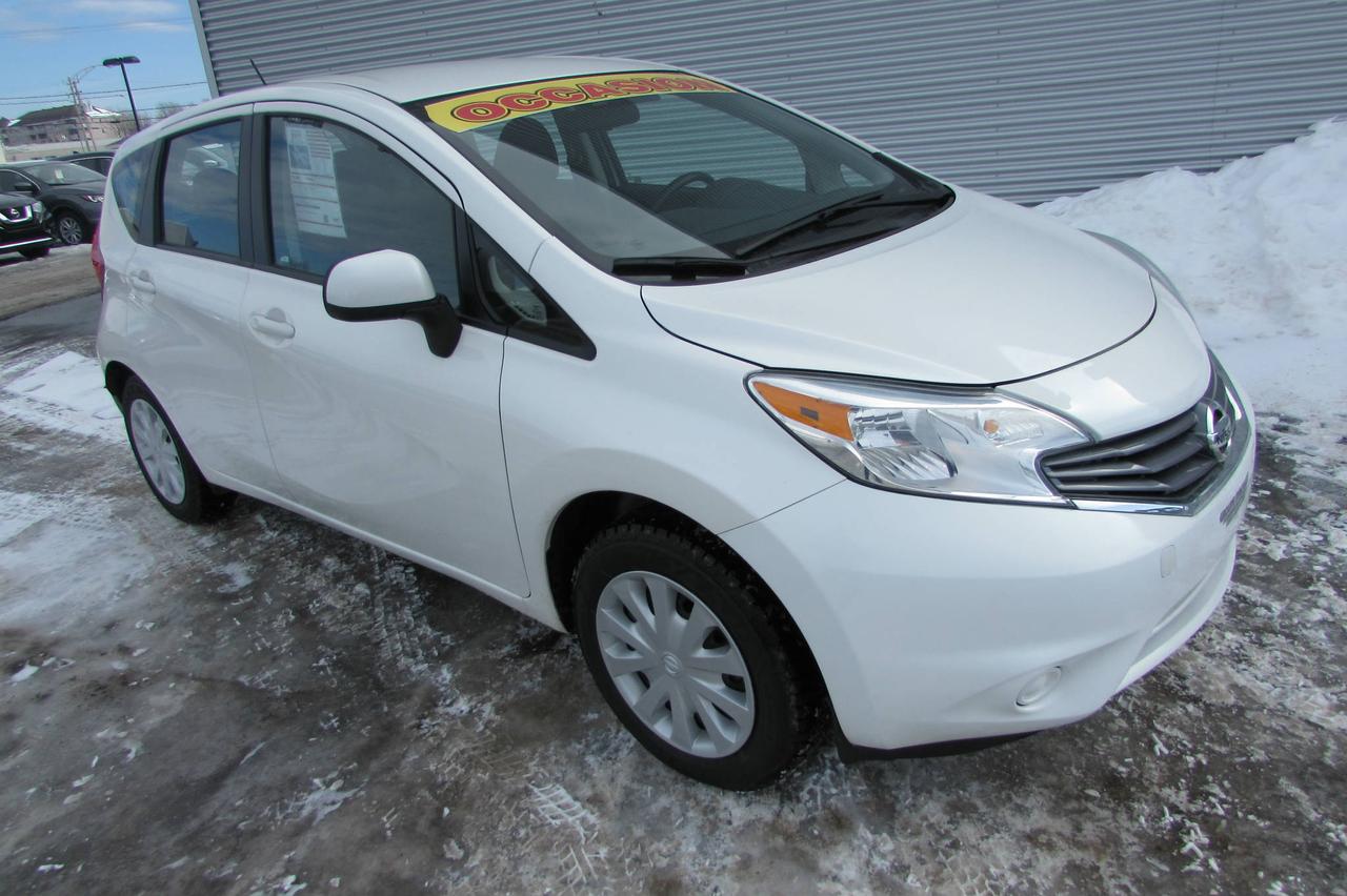 <a href=https://www.montmagnynissan.com/occasion/Nissan-Versa_Note-2014.html>https://www.montmagnynissan.com/occasion/Nissan-Versa_Note-2014.html</a>

 Manuelle 6 vitesses, Air climatisé, Groupe électrique et caméra de recul, PNEUS D `HIVER ET D ÉTÉ INCLUS`...En parfaite condition à vendre à Montmagny!
À qui la chance???

 Montmagny Nissan & Kia Montmagny, membres du Groupe Paquet sont situés dans Chaudière-Appalaches, à 20 minutes de le Rive-Sud de Québec (Lévis). Nous desservons une large clientèle, de Rivière-du-Loup, Kamouraska, La Pocatière jusquà Québec.

Nous avons une vaste gamme de véhicule doccasion tel que sous-compact, compact, fourgonnette, 7 passagers, familiale, convertible, de luxe, VUS, AWD, 4x4. Nous offrons plusieurs mode de financement, traditionnel, 2 ième et 3 ième chance au crédit, redressement de crédit et Accord D.
