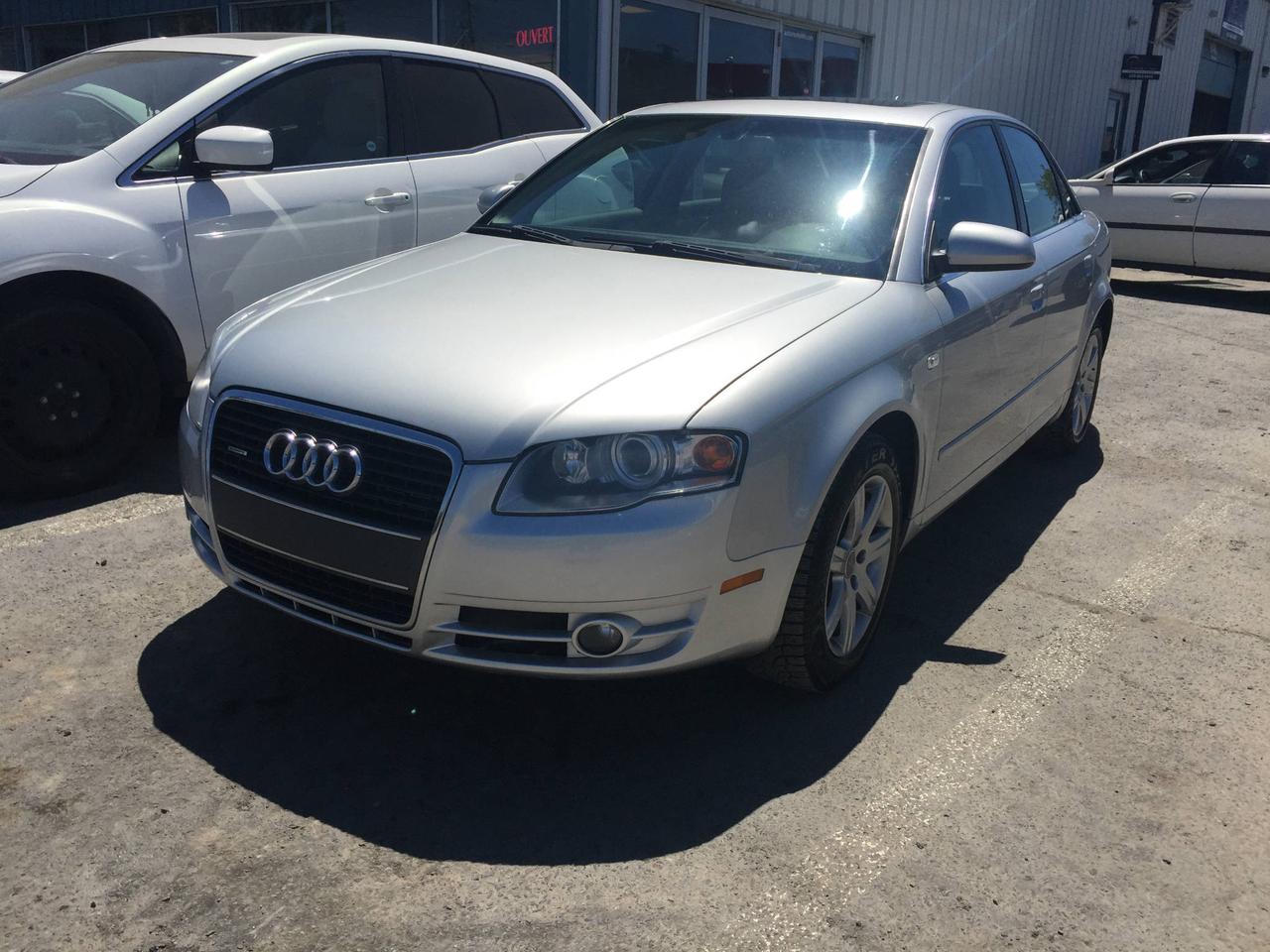 <a href=https://www.autofinancementenligne.com/occasion/Audi-A4-2008.html>https://www.autofinancementenligne.com/occasion/Audi-A4-2008.html</a>

SUR RENDEZ-VOUS SEULEMENT

514-702-9599 --- 514-991-3332

AUDI A4 QUATTRO 2008 MANUEL FULL 
FINANCEMENT MAISON DISPONIBLE AVEC 500$ DE DEPOT
Audi A4 
2.0T
A/C
Manuel
Quattro
Échappement double
Fogs
Lumière au xénon
Rétroviseurs électriques
Toit ouvrant
Vitres électriques
Sièges électriques et mémoires
Commande au volant
Cruse control
Radio FM/AM et CD
 -Garantie    mécanique prolongée disponible. 
Programmes de financement exceptionnel. 
Approbation garantie aux meilleur taux 1er. 2ième et 3ième chance au crédit. taux dapprobation très élevé. 

Vous avez été refusé pour un prêt auto et vous souhaitez acquérir un véhicule et du même coup rétablir votre crédit nhésitez pas, une équipes  expérimentée pour analyser votre dossier vous attend pour bien  répondre à tous vos questions et de trouver avec vous la solution la plus adaptée. Ne tardez pas à nous contacter ou bien de remplir la demande de crédit en ligne sur notre page daccueil.


NOUS ACHETONS ET PRENONS LES ÉCHANGES
ACURA, AUDI, BMW, CHEVROLET, CHRYSLER, DODGE, FORD, HONDA, HYUNDAI, JEEP, KIA, MAZDA, MERCEDES, NISSAN, PONTIAC, SATURN, TOYOTA,SUBARU!
A SEULEMENT 15MIN DE MONTRÉAL ,RIVE SUD,RIVE-NORD,LAURENTIDES,ACCESSIBLE PAR TOUS LES PONTS