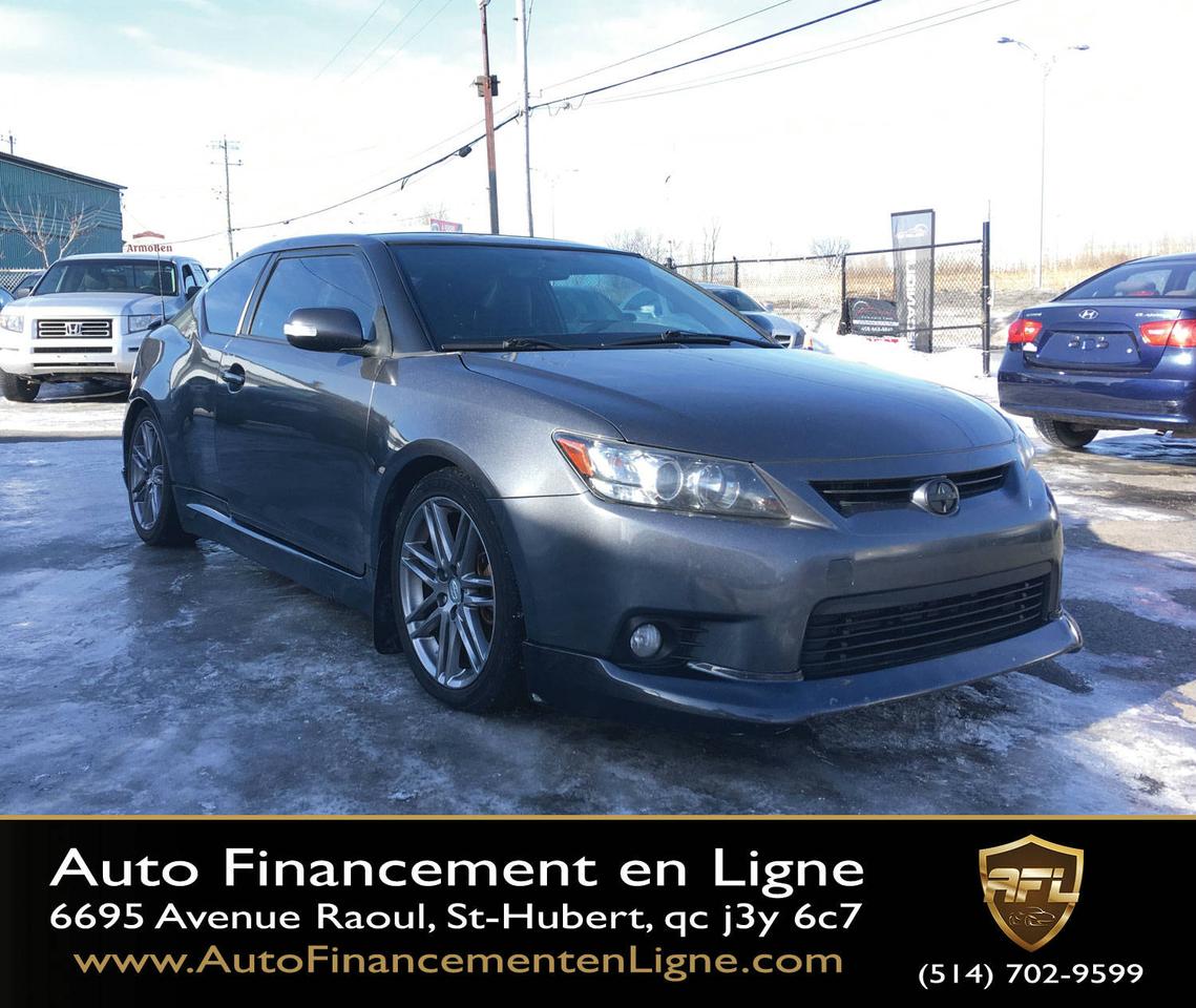 <a href=https://www.autofinancementenligne.com/occasion/Scion-tC-2011.html>https://www.autofinancementenligne.com/occasion/Scion-tC-2011.html</a>

FINANCEMENT DISPONIBLE. 
3e CHANCE AU CRÉDIT 

514-991-3332 --- 514-702-9599

Scion TC  2011

-CUIR
-TOIT OUVRANT
-MAGS
-AIR CLIMATISÉ 
-BLUETOOTH
-PRISE AUXILIAIRE
-MANUELLE
-TOIT PANORAMIQUE
-BANCS CHAUFFANT
-SIÈGES ÉLECTRIQUE
-LECTEUR MP3
-LECTEUR CD
-PORTES ÉLECTRIQUES
-DÉVERROUILLAGE A DISTANCE
-PROTECTION MÉCANIQUE OFFERTE POUR UNE TRANQUILLITÉ DESPRIT!
*VOUS AVEZ ÉTÉ REFUSER AU FINANCEMENT VOUS AVEZ BESOIN DUN VÉHICULE CHEZ NOUS LA SOLUTION NOUS LAVONS!*
-NOUS SOMMES SITUÉ A MOINS DE 15 MINUTES DE MONTRÉAL!

**NOUS ACCEPTONS LES ÉCHANGES ET SI VOUS VOULEZ VENDRE VOTRE VÉHICULE NÉSITEZ PAS A NOUS CONTACTER**


ACURA, AUDI, BMW, CHEVROLET, CHRYSLER, DODGE, FORD, HONDA, HYUNDAI, JEEP, KIA, MAZDA, MERCEDES, NISSAN, PONTIAC, SATURN, TOYOTA,SUBARU!
  

montréal,rive sud,rive nord,brossard, longueuil,st hyacinthe,boucherville,st-jean sur richelieu,lasalle,verdun,laval,granby,saint constant,laprairie,usagé,100% approuvé