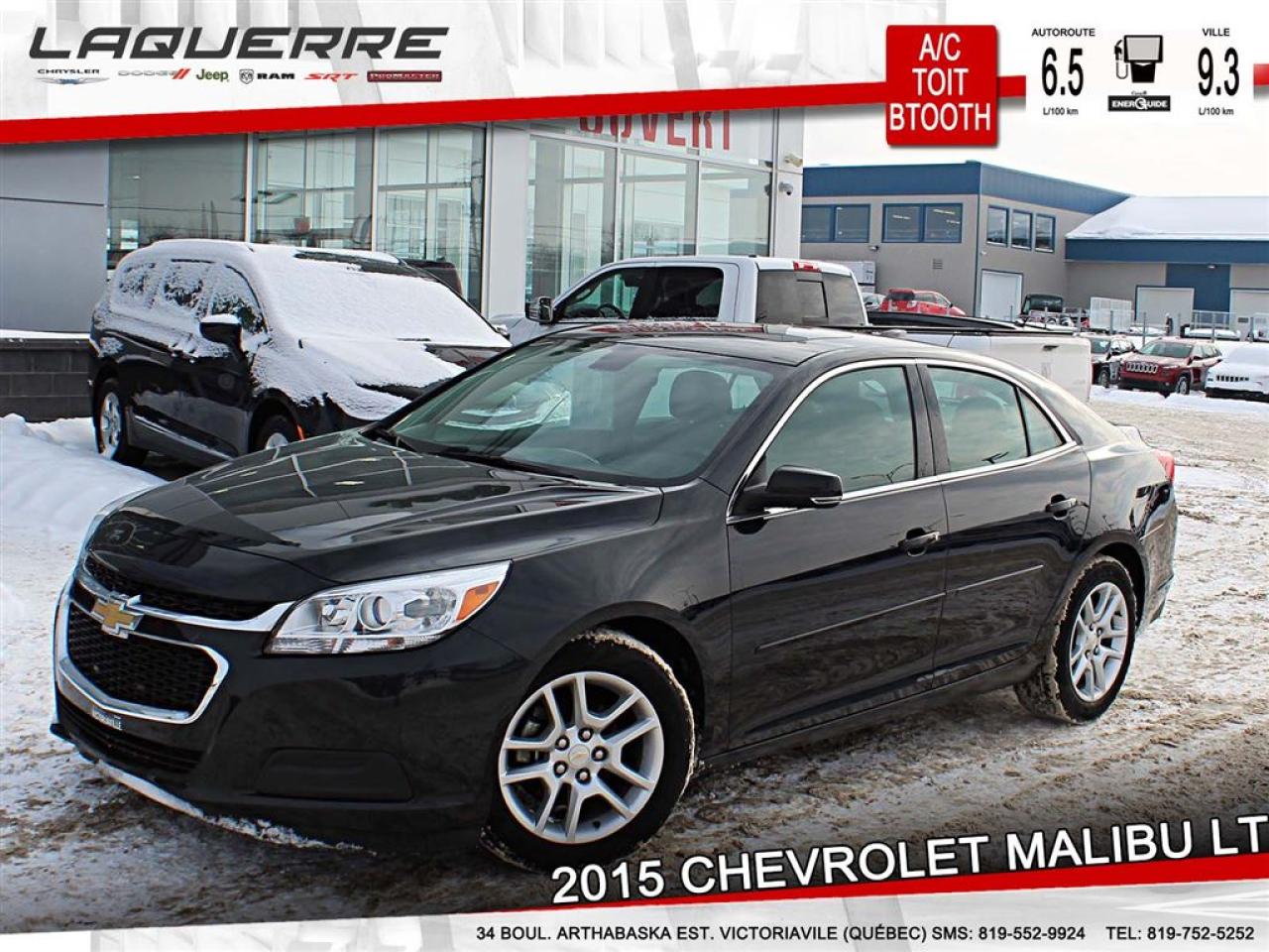 Used 2015 Chevrolet Malibu Lt 1lt A/c T.ouvrant for sale in Victoriaville, QC
