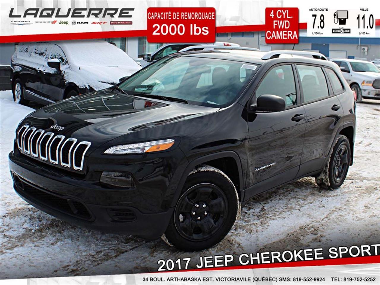Used 2017 Jeep Cherokee Sport 4cyl 4x2 for sale in Victoriaville, QC