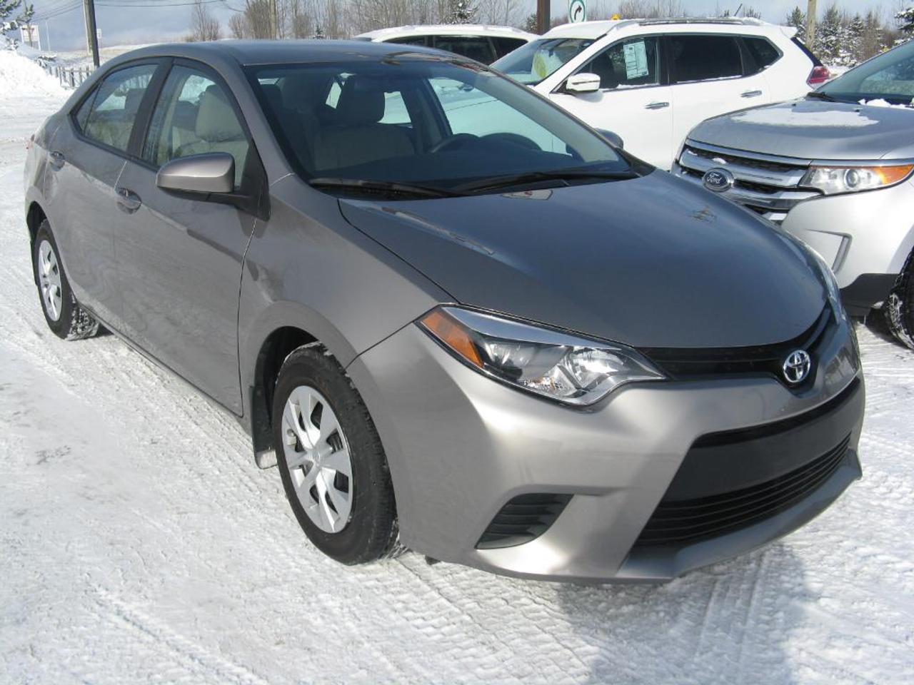 <a href=https://www.autoaubaine.com/Toyota-Corolla-c6901196.html>https://www.autoaubaine.com/Toyota-Corolla-c6901196.html</a>

La carrosserie de la Toyota Corolla 2014 est totalement nouvelle et la berline a augmenté en dimensions. La mécanique na subit aucun changement et la Corolla revient avec 4 cylindres 1.8 Litres. Elle possède une transmission automatique, air climatisé, siège chauffant. Balance de garantie du fabriquant :propulseur expire le 31-janv-2019 ou à 100,000 km  Inspection complète, MEMBRE A.M.V.O.Q. CONTACTER NOUS AU 888-510-9794 APRES LES HEURES DOUVERTURES AU 819-440-5524 CLAUDE.
Pour effectuer une demande de financement sécurisée en ligne consultez notre site web VUM.CA Financement 1ère, 2e et 3e chance
Possibilité de livraison