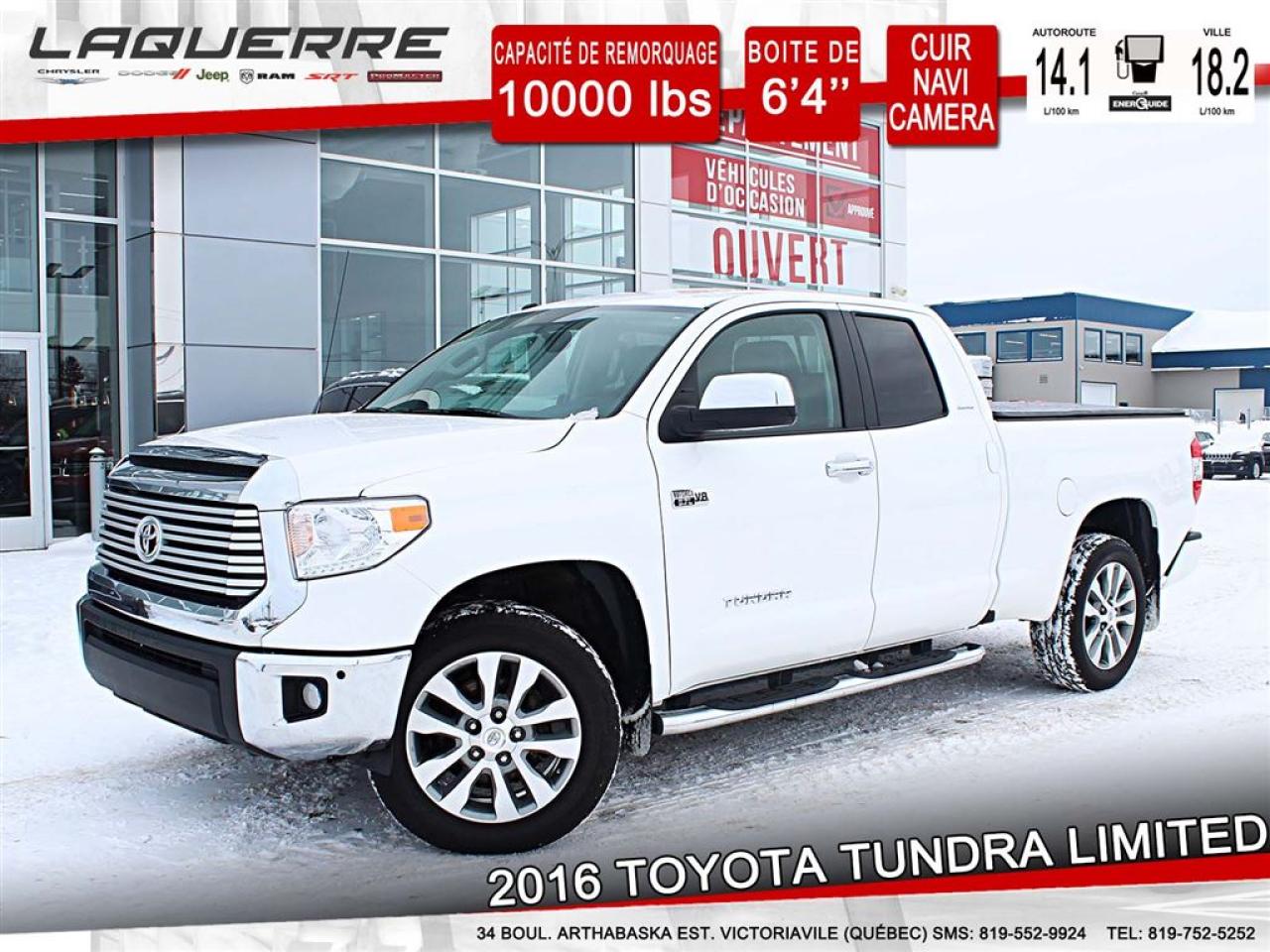 Used 2016 Toyota Tundra Ltd Cuir Navi for sale in Victoriaville, QC
