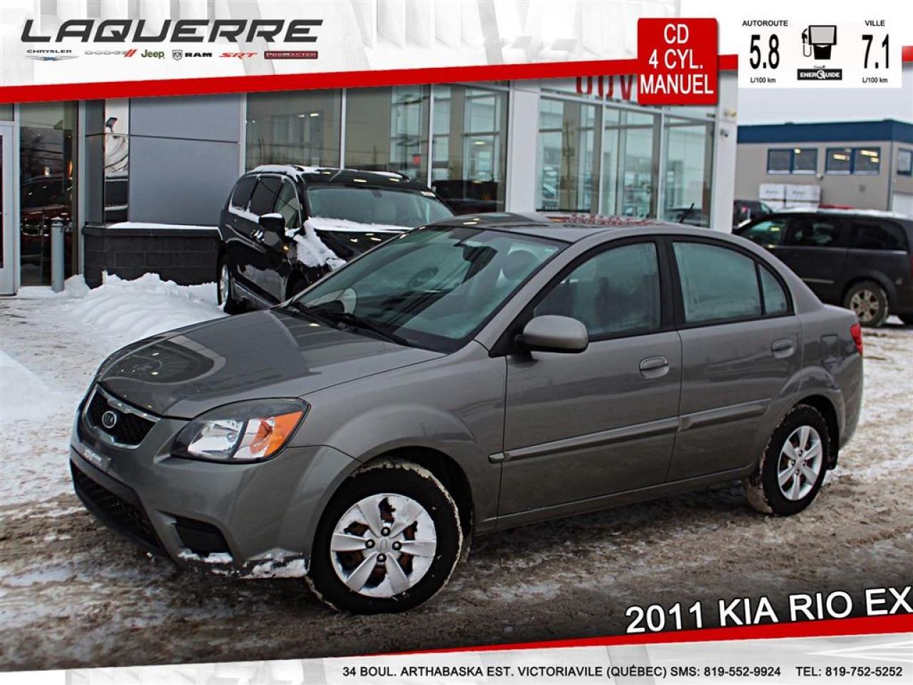 Used 2011 Kia Rio Ex Economique for sale in Victoriaville, QC