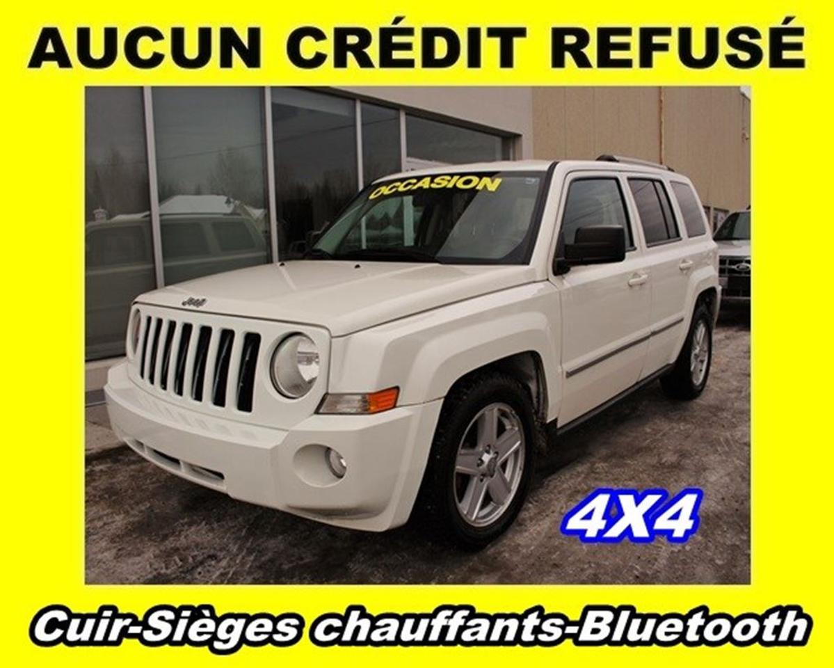 <a href=https://www.stjeromechrysler.com/occasion/Jeep-Patriot-2010.html>https://www.stjeromechrysler.com/occasion/Jeep-Patriot-2010.html</a>

**Rapport dhistorique + dinspection CERTIFIÉ  **Véhicule disponible pour une DURÉE LIMITÉE  **Programme 100% approuvé et 0$ comptant UNIQUE (financement facile et rapide)  **APPROBATION en 10 minutes / 250 plans de financement disponibles  **Programme TRANQUILITÉ DESPRIT CERTIFIÉ et remise à neuf offert  **Prêt pour LIVRAISON IMMÉDIATE  **ON REPREND TOUT EN ÉCHANGE : Autos, camions, VTT, motos, motoneiges, bateaux, VR et plus  **Jusquà 35% DE PLUS que la valeur du marché pour votre échange  **LIVRAISON PARTOUT au Québec et au Canada  **Informez-vous! + de 500 AUTRES VÉHICULES et camions doccasion sur place. Plus de 6000 autres disponibles sur demande    **WE SPEAK ENGLISH TOO! SO DONT HESITATE TO CALL US OR TO COME SEE US    **Intérieur en cuir  **Connexion Bluetooth / Mains libres  **Jantes aluminium  **Sièges chauffants  **Sièges à réglage électriques  **Climatiseur  **Régulateur de vitesse  **Télédéverrouillage  **Prises de courant 12V  **Et beaucoup plus!    **Leather interior  **Bluetooth connection / Hands-free device  **Aluminium Mags  **Power seats  **A/C clean system  **Cruise control  **Remote keyless entry  **12V power outlets  **And much more!    **Certified CarProof report + certified inspection  **Vehicle available for a LIMITED TIME  **EXCLUSIVE 100% approved credit and $0 cash down Program (easy financing)  **BE APPROVED in 10 minutes / 250 financing plans  **Ready for FAST DELIVERY  **WE TAKE ALL TRADE-INS: cars, trucks, ATVS, snowmobiles, motorcycles, boats, RV and more.  **Up to 35% MORE for your trade-in  **DELIVERY EVERYWHERE in Quebec and Canada  **Contact us! More than 500 OTHER CARS, SUV and trucks available.    Nos conseillers certifiés et professionnels sauront vous offrir une expérience dachat personnalisée et conviviale pour lachat de votre nouveau véhicule. Certains accessoires additionnels en sus. Bien que nous ayons pris toutes les mesures raisonnables pour nous assurer de la précision des renseignements fournis, nous ne sommes pas responsables de toute erreur ou omission. Veuillez contre-vérifier les renseignements auprès de lun de nos experts. Dans le cas où un véhicule publié contiendrait des renseignements inexacts à cause dune erreur typographique, photographique, sur le prix ou autre, le concessionnaire se réserve le droit de refuser ou dannuler toute demande. Contactez-nous aussi pour en savoir plus sur nos rabais additionnels en concession.  VERSIONS DISPONIBLES : Sport, North, Limited    Our certified and professional consultants will offer you a personalized and user-friendly purchasing experience for your new vehicle. Although we have taken all reasonable steps to ensure the accuracy of the information provided, we are not responsible for any errors or omissions. Please check with one of our experts. In the event that a published vehicle contains inaccurate information due to a typographical, photographic, price or other error, the dealer reserves the right to refuse or cancel any request. Contact us to learn more about our additional dealer discounts