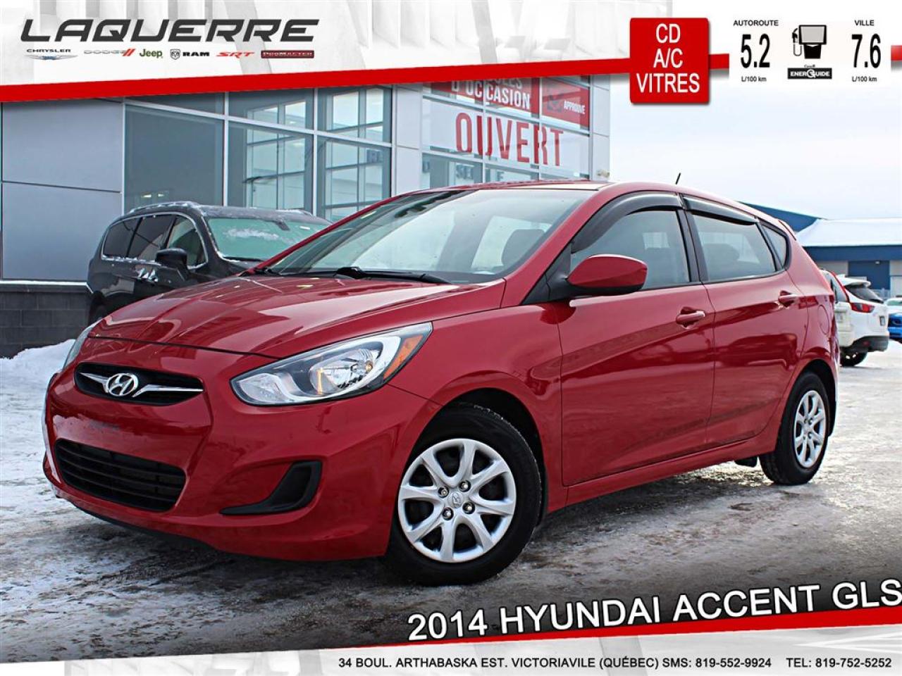 Used 2014 Hyundai Accent Gls Sièges Ch for sale in Victoriaville, QC