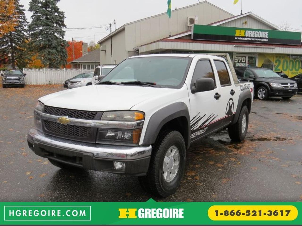<a href=https://www.autoaubaine.com/Chevrolet-Colorado-c6904032.html>https://www.autoaubaine.com/Chevrolet-Colorado-c6904032.html</a>

Chevrolet Colorado Lt Z71 Aut 4x4 A/c Mags Gr Electrique 2007

Freins ABS, Lecteur MP3, Volant ajustable, Volant gain de cuir, Phares antibrouillards

ECONOMISER 24 110$! BAS KILOMÉTRAGE, Aucun frais caché, Taux dintérêt imbattable! Ouvert 7 jours. Inspection en plus de 125 points et rigoureux processus de remise à neuf. Satisfaction garantie de 3 jours ou argent remis et privilège déchange 30 jours. Obtenez le meilleur taux de financement et même une 2e ou 3e chance au crédit. Pour plus dinformation sur cette voiture et pour obtenir le rapport dhistorique CarProof gratuitement, visitez https://www.hgregoire.com/fr-stk/V1238A. *Prix du manufacturier neuf (33 805$)
