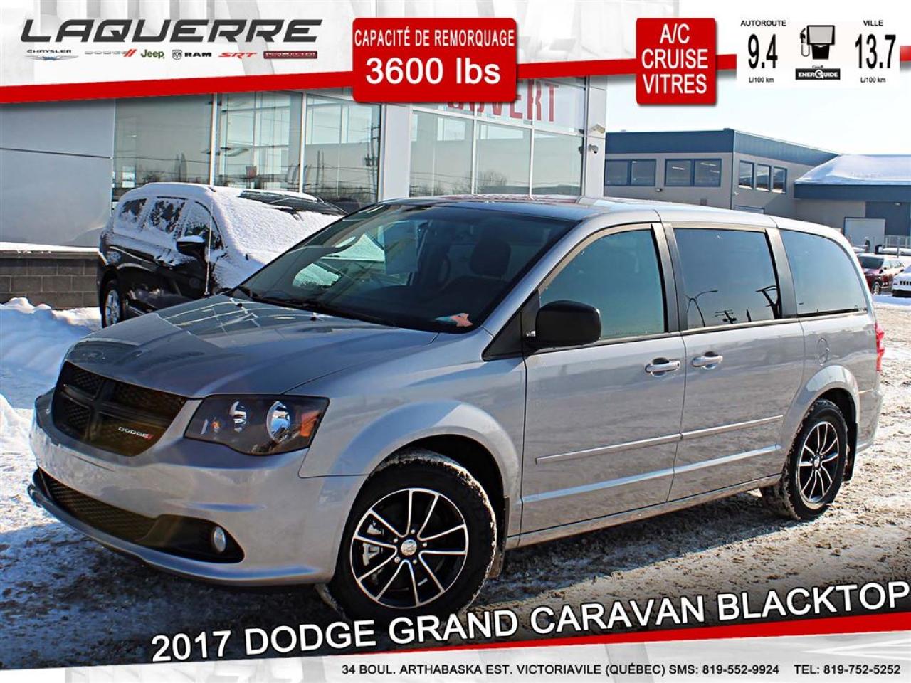 Used 2017 Dodge Grand Caravan BLACKTOP for sale in Victoriaville, QC