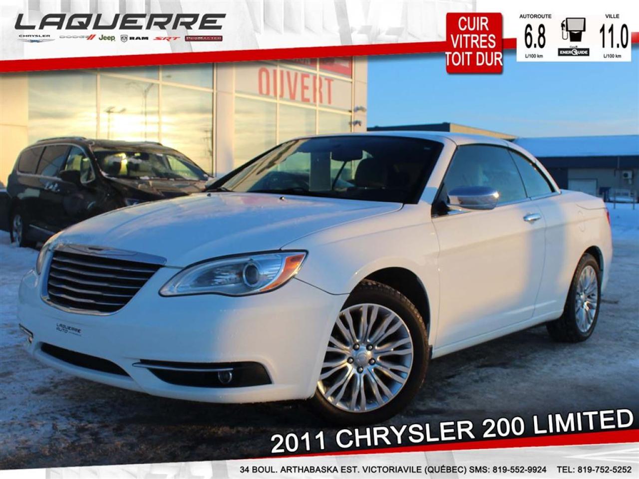 Used 2011 Chrysler 200 Ltd V6 Ac Cuir Toit for sale in Victoriaville, QC