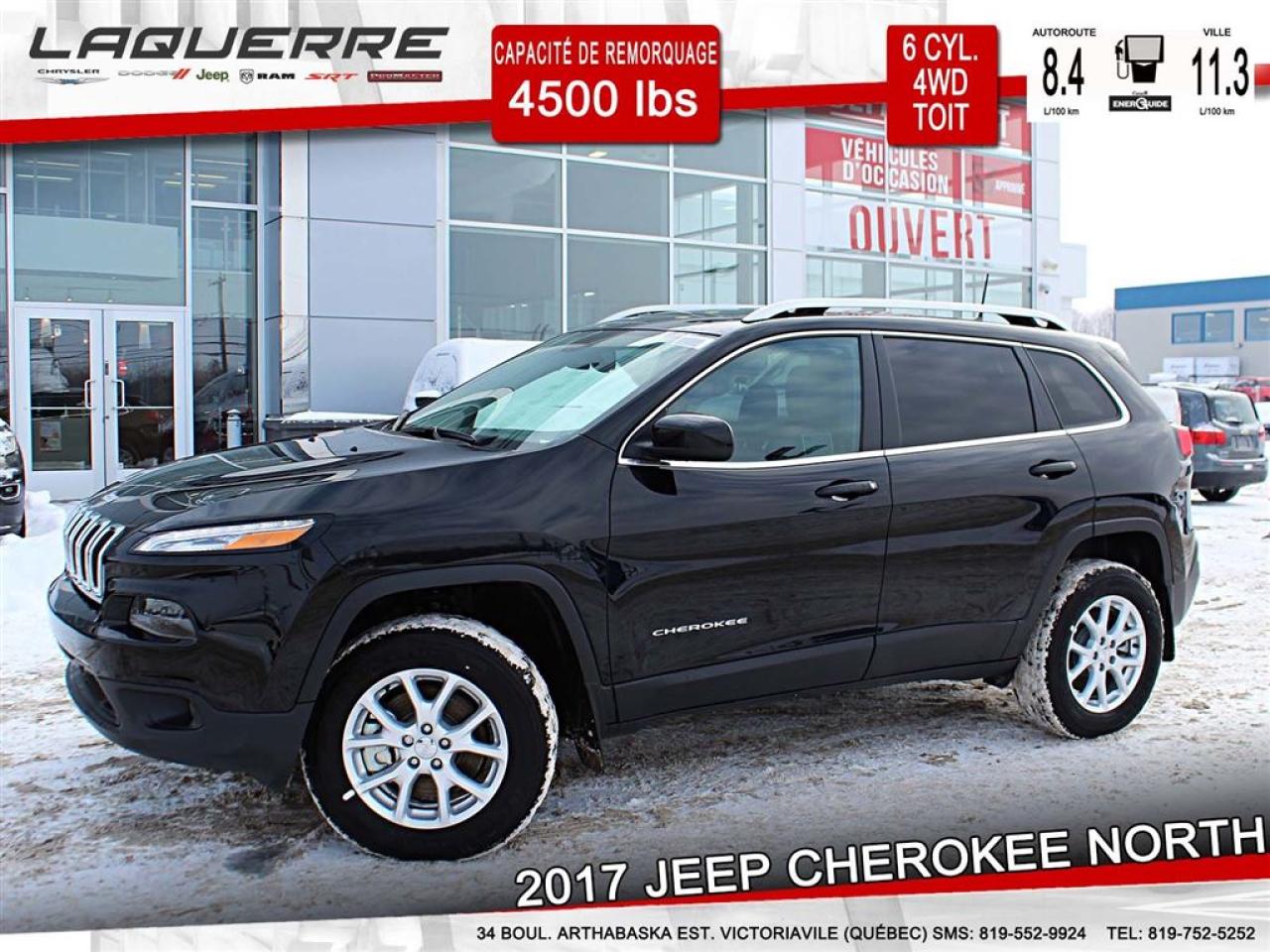 Used 2017 Jeep Cherokee North V6 for sale in Victoriaville, QC