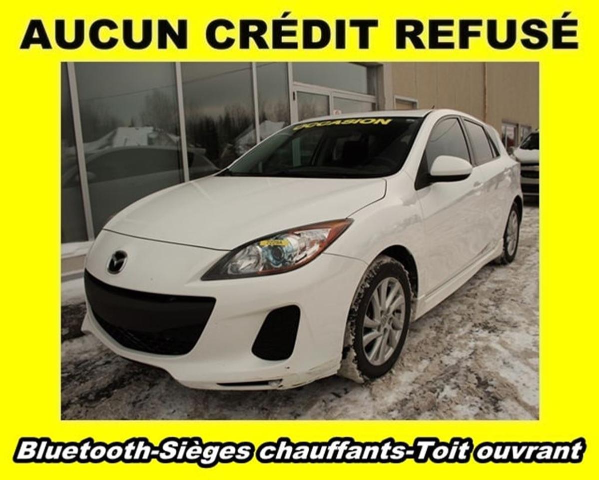 <a href=https://www.stjeromechrysler.com/occasion/Mazda-3-2012.html>https://www.stjeromechrysler.com/occasion/Mazda-3-2012.html</a>

**Rapport dhistorique + dinspection CERTIFIÉ    **Véhicule disponible pour une DURÉE LIMITÉE    **Programme 100% approuvé et 0$ comptant UNIQUE (financement facile et rapide)    **APPROBATION en 10 minutes / 250 plans de financement disponibles    **Programme TRANQUILITÉ DESPRIT CERTIFIÉ et remise à neuf offert    **Prêt pour LIVRAISON IMMÉDIATE    **ON REPREND TOUT EN ÉCHANGE : Autos, camions, VTT, motos, motoneiges, bateaux, VR et plus    **Jusquà 35% DE PLUS que la valeur du marché pour votre échange    **LIVRAISON PARTOUT au Québec et au Canada    **Informez-vous! + de 500 AUTRES VÉHICULES et camions doccasion sur place. Plus de 6000 autres disponibles sur demande        **WE SPEAK ENGLISH TOO! SO DONT HESITATE TO CALL US OR TO COME SEE US        **Toit ouvrant    **Connexion Bluetooth / Mains libres    **Jantes aluminium    **Sièges chauffants    **Commandes audio au volant    **Climatiseur    **Régulateur de vitesse    **Télédéverrouillage    **Prises de courant 12V    **Et beaucoup plus!        **Sunroof    **Bluetooth connection / Hands-free device    **Aluminium Mags    **Heated seats    **Mounted steering wheels audio controls    **A/C clean system    **Cruise control    **Remote keyless entry    **12V power outlets    **And much more!        **Certified CarProof report + certified inspection    **Vehicle available for a LIMITED TIME    **EXCLUSIVE 100% approved credit and $0 cash down Program (easy financing)    **BE APPROVED in 10 minutes / 250 financing plans    **Ready for FAST DELIVERY    **WE TAKE ALL TRADE-INS: cars, trucks, ATVS, snowmobiles, motorcycles, boats, RV and more.    **Up to 35% MORE for your trade-in    **DELIVERY EVERYWHERE in Quebec and Canada    **Contact us! More than 500 OTHER CARS, SUV and trucks available.        Nos conseillers certifiés et professionnels sauront vous offrir une expérience dachat personnalisée et conviviale pour lachat de votre nouveau véhicule. Certains accessoires additionnels en sus. Bien que nous ayons pris toutes les mesures raisonnables pour nous assurer de la précision des renseignements fournis, nous ne sommes pas responsables de toute erreur ou omission. Veuillez contre-vérifier les renseignements auprès de lun de nos experts. Dans le cas où un véhicule publié contiendrait des renseignements inexacts à cause dune erreur typographique, photographique, sur le prix ou autre, le concessionnaire se réserve le droit de refuser ou dannuler toute demande. Contactez-nous aussi pour en savoir plus sur nos rabais additionnels en concession.    VERSIONS DISPONIBLES : GX, GS, GS-SKY, GT        Our certified and professional consultants will offer you a personalized and user-friendly purchasing experience for your new vehicle. Although we have taken all reasonable steps to ensure the accuracy of the information provided, we are not responsible for any errors or omissions. Please check with one of our experts. In the event that a published vehicle contains inaccurate information due to a typographical, photographic, price or other error, the dealer reserves the right to refuse or cancel any request. Contact us to learn more about our additional dealer discounts
