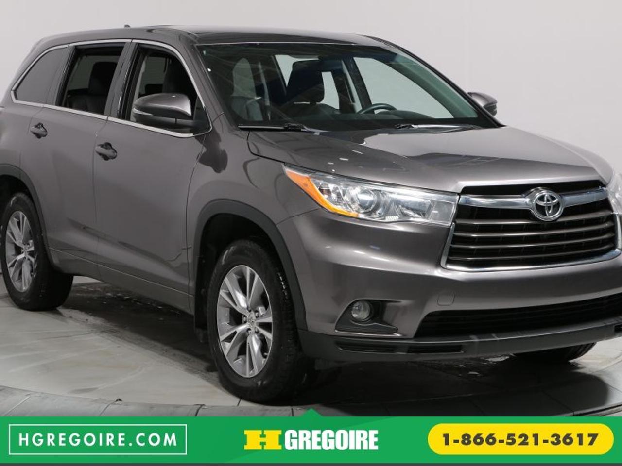 <a href=https://www.autoaubaine.com/Toyota-Highlander-c7009811.html>https://www.autoaubaine.com/Toyota-Highlander-c7009811.html</a>

Toyota Highlander Le Awd Auto A/c Bluetooth 7 Passagers 2015

Freins ABS, Lecteur MP3, Miroirs chauffants, Volant ajustable, Aileron, Ordinateur de bord, Antipatinage

ECONOMISER 6 283$! Camera de recul, Bluetooth, Aucun frais caché, Taux dintérêt imbattable! Ouvert 7 jours. Inspection en plus de 125 points et rigoureux processus de remise à neuf. Satisfaction garantie de 3 jours ou argent remis et privilège déchange 30 jours. Obtenez le meilleur taux de financement et même une 2e ou 3e chance au crédit. Pour plus dinformation sur cette voiture et pour obtenir le rapport dhistorique CarProof gratuitement, visitez https://www.hgregoire.com/fr-stk/918491. *Prix du manufacturier neuf (35 275$)