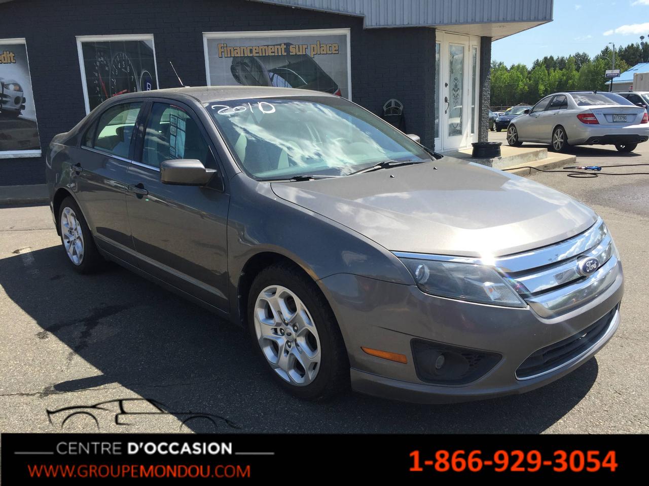 <a href=https://www.groupemondou.com/occasion/Ford-Fusion-2010.html>https://www.groupemondou.com/occasion/Ford-Fusion-2010.html</a>

Mags, tout équipé, air climatisé, déverrouillage des portes à distance. Prêt à partir! 

Notre centre doccasion sagrandit pour devenir le centre d occasion du Groupe Mondou. 
Consultez notre nouveau site web pour voir tout notre inventaire en ligne 

www.groupemondou.com 

Appelez-nous sans frais au 1-877-721-4626