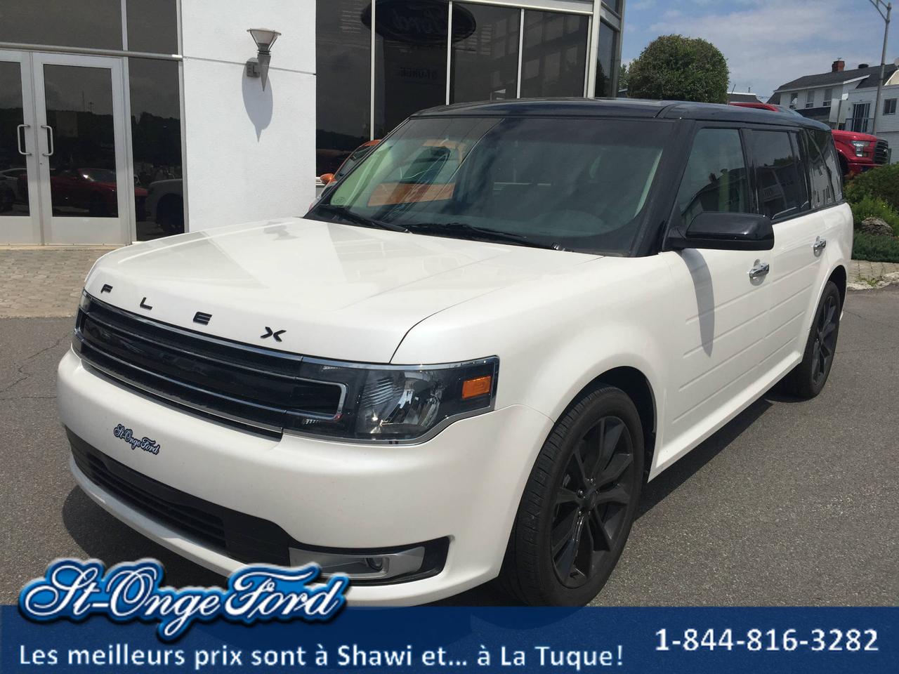 <a href=https://www.groupemondou.com/occasion/Ford-Flex-2016.html>https://www.groupemondou.com/occasion/Ford-Flex-2016.html</a>

***NOUVEL ARRIVAGE***

Sièges chauffants en CUIR, systeme de navigation GPS, à voir! 

St-Onge Ford  (une concession du Groupe Mondou) est un des plus importants concessionnaires de véhicule Ford et doccasion au Québec. Nous offrons un service de livraison GRATUITEMENT partout au Québec ! 

Chef de file en FINANCEMENT automobile et crédit de 1ère 2e et 3e chance, approbation garantie à 100% 

Vous avez un véhicule déchange ? Notre engagement, vous offrir la meilleure valeur sur le marché pour votre véhicule déchange!

Contactez-nous et nous vous ferons une offre imbattable ! 

Les meilleurs prix sont à Shawi... et à La Tuque