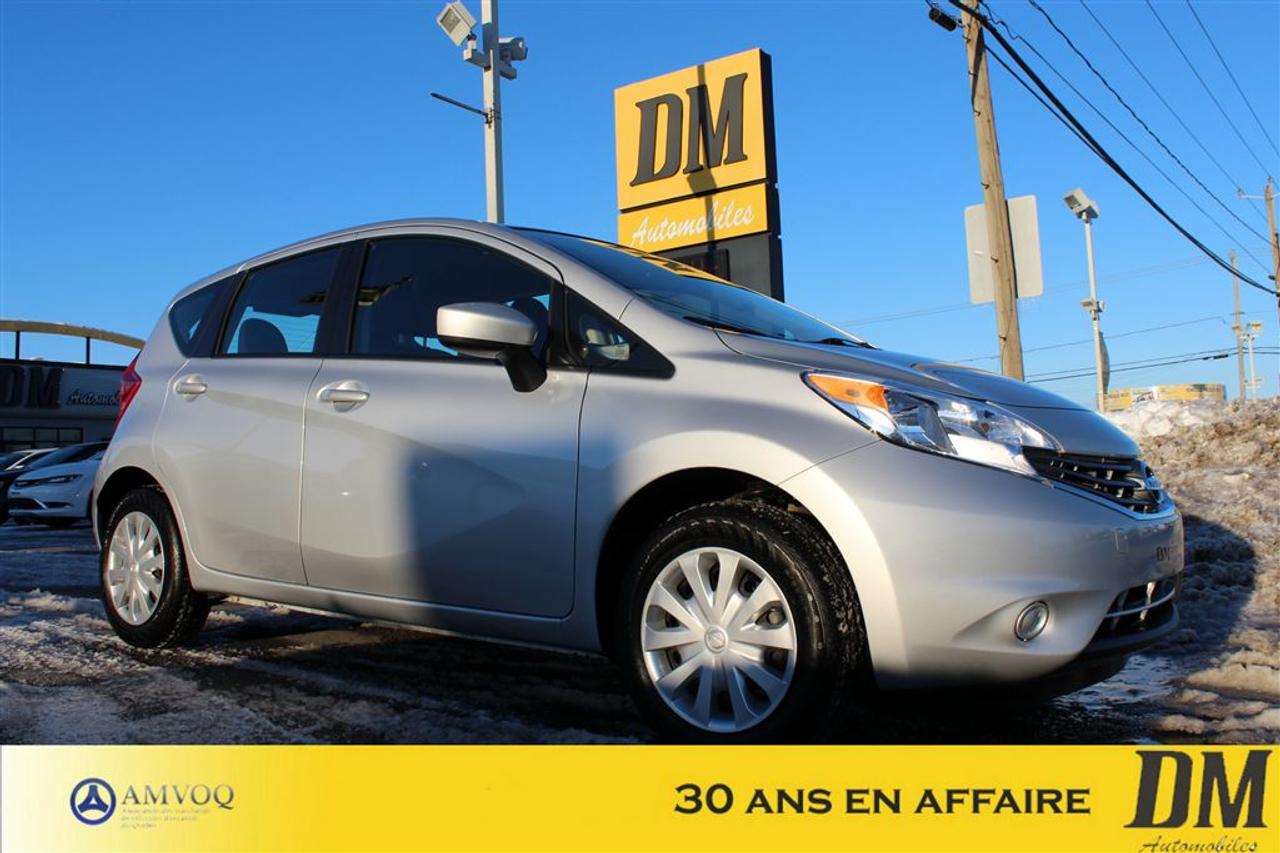 <a href=https://www.dmautos.ca/occasion/Nissan-Versa_Note-2015.html>https://www.dmautos.ca/occasion/Nissan-Versa_Note-2015.html</a>

CAMÉRA DE RECUL, BLUETOOTH, MIROIRS CHAUFFANTS, CLIMATISEUR, VITRES PORTES ET MIROIRS ÉLECTRIQUES, RÉGULATEUR DE VITESSE ET BIEN PLUS ENCORE...    Pourquoi choisir DM Automobiles :        - En affaires depuis 1986    - 150 véhicules presque neufs en inventaire    - Rapport CARPROOF    - Financement facile au meilleur taux du marché    - Service après-vente hors pair    - $$$$ Maximum pour votre échange $$$$