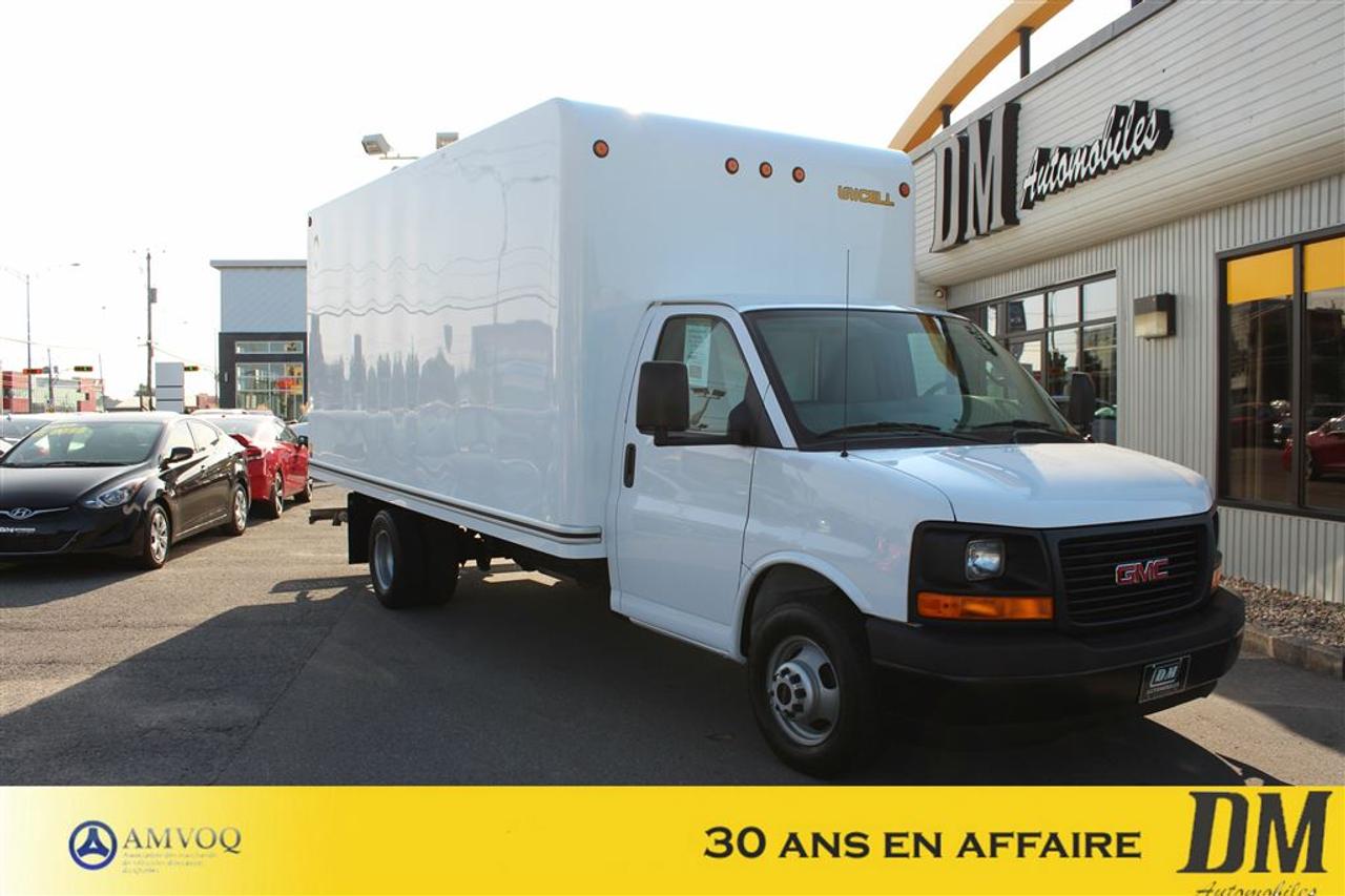 <a href=https://www.dmautos.ca/occasion/GMC-Savana-2017.html>https://www.dmautos.ca/occasion/GMC-Savana-2017.html</a>

BOITE 16 PIEDS INTÉRIEUR, AIR CLIMATISÉ, E ET BEAUCOUP PLUS...Pourquoi choisir D. M. AUTOMOBILES INC.    - Plus de 29 ans en affaires  - 150 véhicules presque neufs en inventaire  - Rapport CARPROOF  - Financement facile au meilleur taux du marché  - Service après-vente hors pair  - $$$$ Maximum pour votre échange
