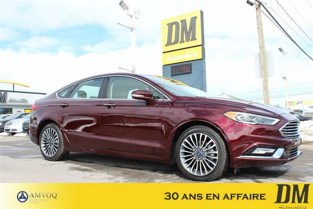 <a href=https://www.dmautos.ca/occasion/Ford-Fusion-2017.html>https://www.dmautos.ca/occasion/Ford-Fusion-2017.html</a>

CUIR, NAVIGATION, TOIT OUVRANT, CAMÉRA DE RECUL, SIÈGES CHAUFFANTS ET ELECTRIQUE, MÉMOIRE DES SIEGES, DÉMARREUR, RADIO TACTILE, BLUETOOTH, CLIMATISEUR, RÉGULATEUR DE VITESSE ET BIEN PLUS ENCORE...    Pourquoi choisir DM Automobiles :        - En affaires depuis 1986    - 150 véhicules presque neufs en inventaire    - Rapport CARPROOF    - Financement facile au meilleur taux du marché    - Service après-vente hors pair    - $$$$ Maximum pour votre échange $$$$