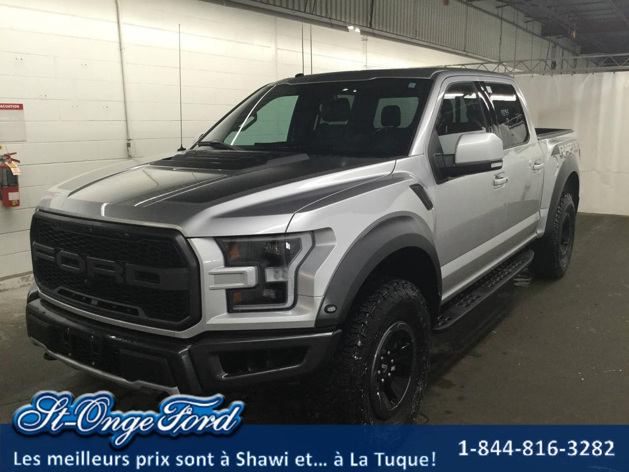 <a href=https://www.groupemondou.com/occasion/Ford-F150-2017.html>https://www.groupemondou.com/occasion/Ford-F150-2017.html</a>

***NOUVEL ARRIVAGE***
FORD RAPTOR tout équipé!!! Caméra de recul, tout CUIR, Navigation, et bien plus!! 
St-Onge Ford (une concession du Groupe Mondou) est un des plus importants concessionnaires de véhicule Ford et doccasion au Québec. Nous offrons un service de livraison GRATUITEMENT partout au Québec ! 

Chef de file en FINANCEMENT automobile et crédit de 1ère 2e et 3e chance, approbation garantie à 100% 

Vous avez un véhicule déchange ? Notre engagement, vous offrir la meilleure valeur sur le marché pour votre véhicule déchange!

Contactez-nous et nous vous ferons une offre imbattable ! 
Les meilleurs prix sont à Shawi... et à La Tuque
https://www.st-onge-ford.com/