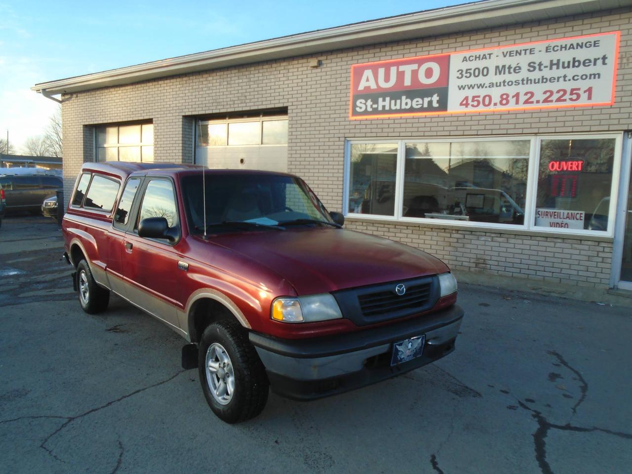 <a href=https://www.autosthubert.com/occasion/Mazda-B4000-1998.html>https://www.autosthubert.com/occasion/Mazda-B4000-1998.html</a>

VÉHICULE SITUÉ AU 3500 MONTÉE ST-HUBERT, SAINT-HUBERT, J3Y 4J5, 450.812.2251, FINANCEMENT MAISON DISPONIBLE !!!
MAZDA B4000 1998 AUTOMATIQUE 214 000 KM MOTEUR 6 CYLINDRES 4,0 LITRES TRÈS FIABLE ET PUISSANT, VÉHICULE TOUT ÉQUIPÉ VITRES PORTES ET MIROIRS ÉLECTRIQUE, AIR CLIMATISÉ, RADIO AM/FM, SIÈGE AJUSTABLE, BON PNEUS SUR JANTES ET BIEN PLUS UNE OFFRE A NE PAS MANQUÉ !!!PROFITEZ DE NOTRE FINANCEMENT CLÉ EN MAIN AVEC UN TAUX À PARTIR DE 4.9%. FINANCEMENT MAISON DISPONIBLE APPROUVÉ A 100%, AUCUN CAS REFUSÉ! NOUS OFFRONS LES MEILLEURS PRODUITS DE FINANCEMENT, NOUS AVONS UN APPROVISIONNEMENT EXCLUSIF AUPRÈS DES CONCESSIONNAIRES ET NOUS OFFRONS LES MEILLEURS PRIX DU MARCHÉ ! OUVERT 7 JOURS SEMAINE. POSSIBILITÉ d ÉCHANGE ET PLUS ENCORE ! FINANCEMENT 1RE 2E ET 3E CHANCE AU CRÉDIT WWW.AUTOSTHUBERT.COM POUR VOIR TOUS LES VÉHICULES EN INVENTAIRE. 2 CONCESSIONNAIRES SUR LA RIVE-SUD DE MONTREAL MM B3000 RANGER M24983 PICK UP
