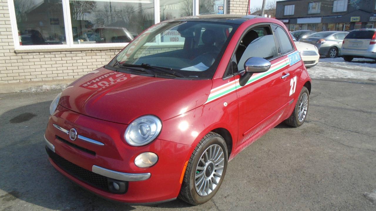 Used 2012 Fiat 500 LOUNGE **CUIR ET TOIT OUVRANT** for sale in St-Hubert, QC