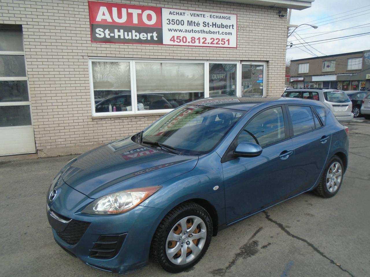 <a href=https://www.autosthubert.com/occasion/Mazda-3_Sport-2010.html>https://www.autosthubert.com/occasion/Mazda-3_Sport-2010.html</a>

VÉHICULE SITUÉ AU 3500 MONTÉE ST-HUBERT, SAINT-HUBERT, J3Y 4J5, 450.812.2251, FINANCEMENT DISPONIBLE
MAZDA 3 SPORT HAYON GX 2010 AUTOMATIQUE 146 000 KM CERTIFIÉ MOTEUR 4 CYLINDRES 2,0 LITRES TRÈS FIABLE ET ÉCONOMIQUE, 
VÉHICULE TOUT ÉQUIPÉ AVEC VITRES PORTES ET MIROIRS ÉLECTRIQUE, AIR CLIMATISÉ, RÉGULATEUR DE VITESSE, RADIO AM/FM/CD/AUXILIAIRE, VOLANT MULTIFONCTIONS ET AJUSTABLE, BIEN CHAUSSÉ SUR 4 BON PNEUS SUR MAGS D ORIGINE, PHARES ANTIBROUILLARD, VITRES TEINTÉS ET BIEN PLUS! UNE OFFRE A NE PAS MANQUER !!! PROFITEZ DE NOTRE FINANCEMENT CLÉ EN MAIN AVEC UN TAUX À PARTIR DE 4.9%. FINANCEMENT MAISON DISPONIBLE APPROUVÉ A 100%, AUCUN CAS REFUSÉ! NOUS OFFRONS LES MEILLEURS PRODUITS DE FINANCEMENT, AVONS UN APPROVISIONNEMENT EXCLUSIF AUPRÈS DES CONCESSIONNAIRES ET OFFRONS LES MEILLEURS PRIX DU MARCHÉ ! OUVERT 7 JOURS SEMAINE. POSSIBILITÉ D ÉCHANGE ET PLUS ENCORE ! FINANCEMENT 1RE 2E ET 3E CHANCE AU CRÉDIT WWW.AUTOSTHUBERT.COM POUR VOIR TOUS LES VÉHICULES EN INVENTAIRE. 2 CONCESSIONNAIRES SUR LA RIVE-SUD DE MONTREAL. VK 139939