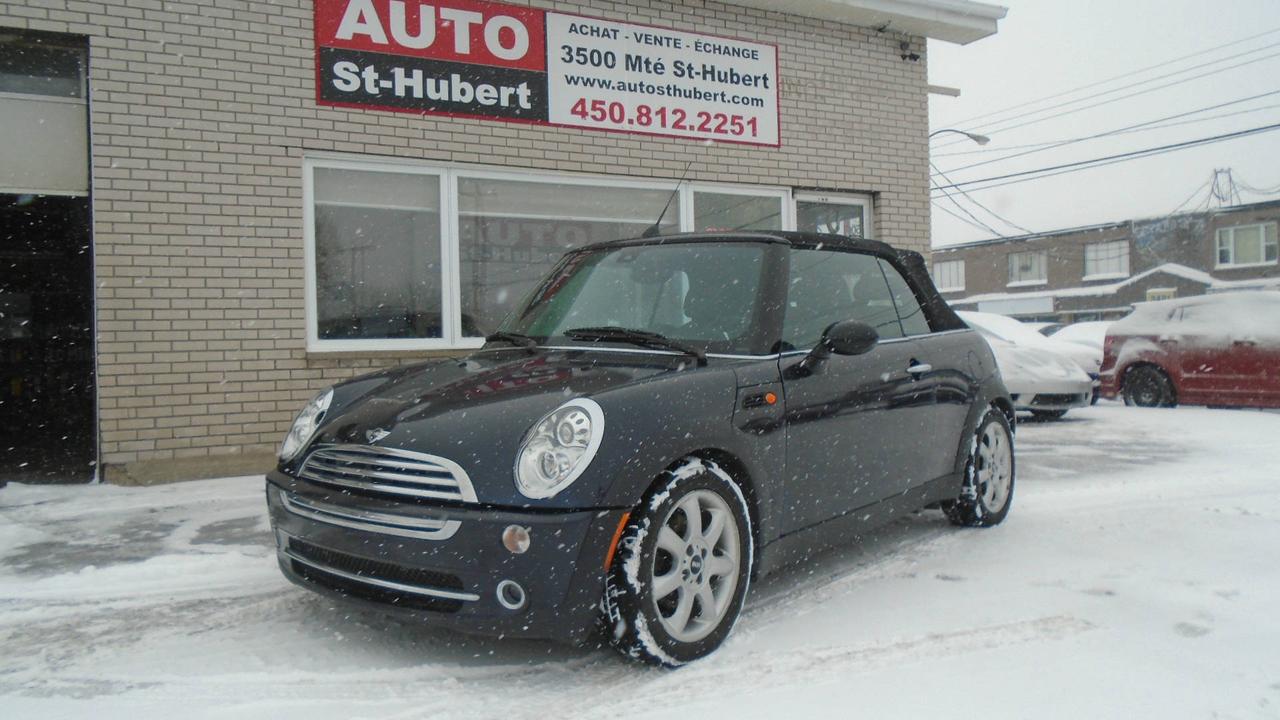 <a href=https://www.autosthubert.com/occasion/Mini-Cooper-2008.html>https://www.autosthubert.com/occasion/Mini-Cooper-2008.html</a>

VÉHICULE SITUÉ AU 3500 MONTÉE ST-HUBERT, SAINT-HUBERT, J3Y 4J5, 450.812.2251, FINANCEMENT DISPONIBLE
MINI COOPER SPORT 2008 AUTOMATQIUE 50 000 KM CERTIFIÉ MOTEUR 4 CYLINDRES 1,6 LITRES TRÈS FIABLE ET ÉCONOMIQUE, 
VÉHICULE TOUT ÉQUIPÉ AVEC VITRES PORTES ET MIROIRS ÉLECTRIQUE, AIR CLIMATISÉ, RÉGULATEUR DE VITESSE, CONVERTIBLE, SIÈGES CHAUFFANTS, RADIO AM/FM/CD/AUXILIAIRE, VOLANT MULTIFONCTIONS ET AJUSTABLE, BIEN CHAUSSÉ SUR 4 BON PNEUS SUR MAGS d ORIGINE, PHARES ANTIBROUILLARD, VITRES TEINTÉS ET BIEN PLUS! UNE OFFRE A NE PAS MANQUER !!! PROFITEZ DE NOTRE FINANCEMENT CLÉ EN MAIN AVEC UN TAUX À PARTIR DE 4.9%. FINANCEMENT MAISON DISPONIBLE APPROUVÉ A 100%, AUCUN CAS REFUSÉ! NOUS OFFRONS LES MEILLEURS PRODUITS DE FINANCEMENT, AVONS UN APPROVISIONNEMENT EXCLUSIF AUPRÈS DES CONCESSIONNAIRES ET OFFRONS LES MEILLEURS PRIX DU MARCHÉ ! OUVERT 7 JOURS SEMAINE. POSSIBILITÉ d ÉCHANGE ET PLUS ENCORE ! FINANCEMENT 1RE 2E ET 3E CHANCE AU CRÉDIT WWW.AUTOSTHUBERT.COM POUR VOIR TOUS LES VÉHICULES EN INVENTAIRE. 2 CONCESSIONNAIRES SUR LA RIVE-SUD DE MONTREAL.TU634415 MM