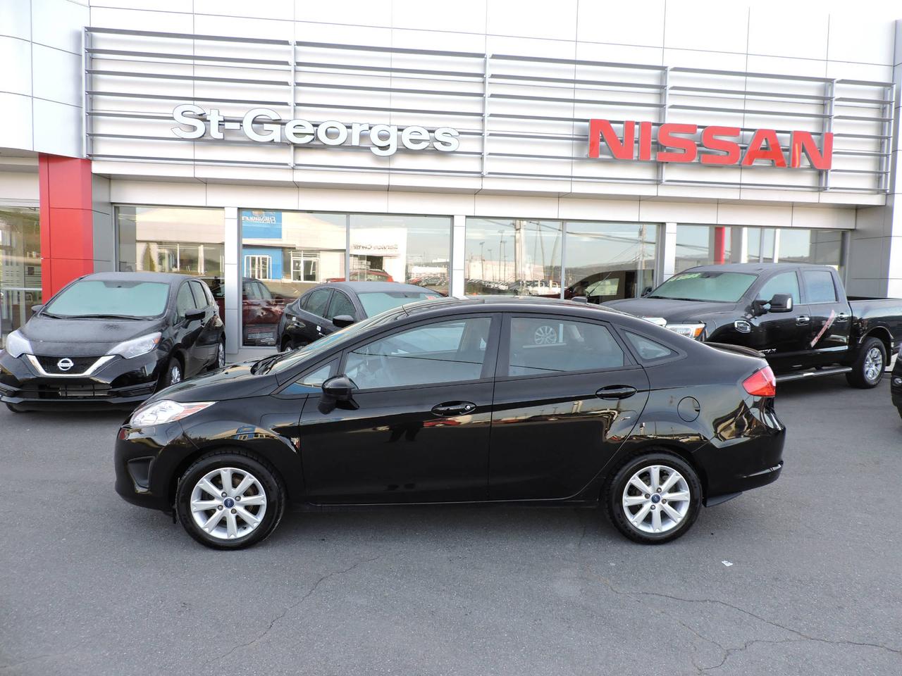 <a href=https://www.stgnissan.com/occasion/Ford-Fiesta-2012.html>https://www.stgnissan.com/occasion/Ford-Fiesta-2012.html</a>

Automatique / Climatiseur / Régulateur de vitesse / Jantes 15   / Phares antibrouillard / Rétroviseur électrique / Groupe électrique et plus 
Rapport Dhistorique CarProof disponible !
Financement et immatriculation disponible sur place !
Maintenant contactez nous sans frais au 1866 228 9700
OU
Venez nous voir au 
550 90 ieme rue St-Georges G5Y  3L2
St-Georgrs Nissan une histoire de service !