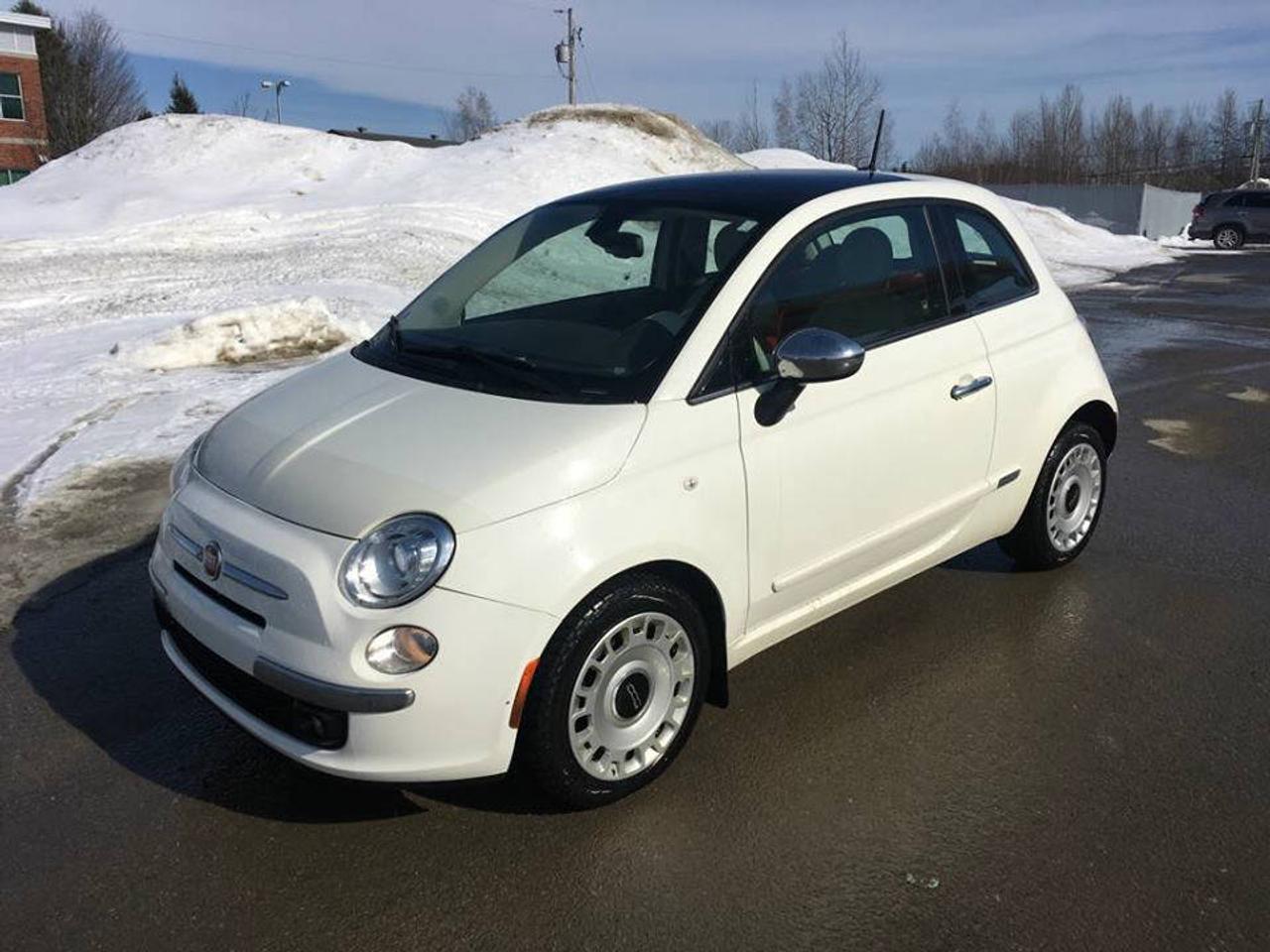 Used 2013 Fiat 500 Voiture &agrave; hayon 2 portes Lounge for sale in Valcourt, QC