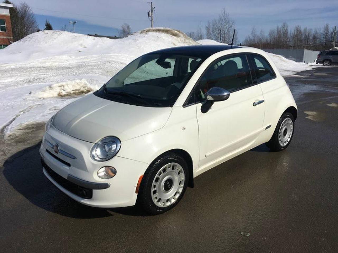 Used 2013 Fiat 500 Voiture à hayon 2 portes Lounge for sale in Valcourt, QC