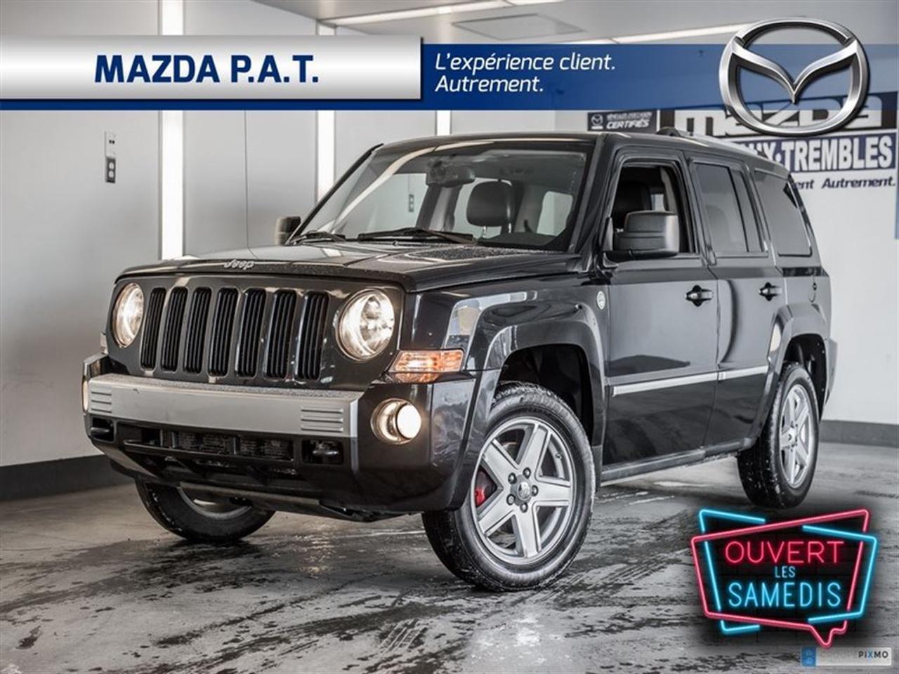 <a href=https://www.mazdapat.com/occasion/Jeep-Patriot-2010.html>https://www.mazdapat.com/occasion/Jeep-Patriot-2010.html</a>

cuir+toit ouvrant+bluetooth+sièges chauffants+régulateur de vitesse+climatisation+phares automatique et plus !!!    MAINTENANT OUVERT LE SAMEDI !!!Mazda Pointe-aux-Trembles: Votre concessionnaire de choix pour un véhicule neuf ou doccasion. Financement à partir de 0% pour un véhicule doccasion certifié de marque Mazda seulement. Financement 1-2-3e chance au crédit disponible. Meilleurs taux de lindustrie.     Venez voir pourquoi nous sommes votre référence automobile dans lEst de Montréal.     Faites un essai routier dès aujourdhui de votre prochain véhicule acheté chez Mazda Pointe-aux-Trembles.      leather + sunroof + bluetooth + heated seats + cruise control + air conditioning + automatic headlights and more !!!    Mazda Pointe-aux-Trembles: Your dealer of choice for a new or used vehicle. Financing from 0% for a Mazda-certified used car only. Financing 1-2-3th chance at available credit. Best rates in the industry.    Come see why we are your automotive reference in East Montreal.    Take a test drive today on your next vehicle purchased from Mazda Pointe-aux-Trembles.