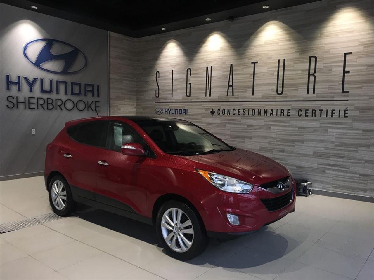 <a href=https://www.hyundaisherbrooke.com/occasion/Hyundai-Tucson-2013.html>https://www.hyundaisherbrooke.com/occasion/Hyundai-Tucson-2013.html</a>

TUCSON 2013 LIMITED + AWD, INTÉRIEUR EN CUIR BEIGE + TOIT OUVRANT PANORAMIQUE + AIR CLIMATISÉ , RÉGULATEUR DE VITESSE + BLUETOOTH + JANTES EN ALUMINIUM DE 18 + SIÈGE CONDUCTEUR À RÉGLAGE ÉLECTRIQUE + SIÈGES CHAUFFANTS + VENTILATION À DEUX ZONES.    NOUS REPRENONS TOUS LES VÉHICULES EN ÉCHANGE! SPÉCIALISTE EN 1ÈRE, 2ÈME ET 3ÈME CHANCE AU CRÉDIT! COMMUNIQUEZ AU 1-877-801-8741 POUR UN ESSAI ROUTIER OU POUR DES RENSEIGNEMENTS SUPPLÉMENTAIRE !!!