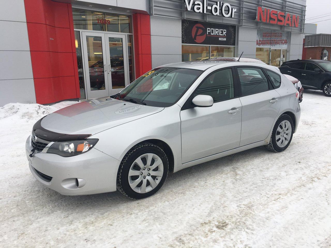 <a href=https://www.valdornissan.com/occasion/Subaru-Impreza-2009.html>https://www.valdornissan.com/occasion/Subaru-Impreza-2009.html</a>

Subaru Impreza 2.5i *AWD* 2009Régulateur de vitesse, Essuie-glaces intermittents, Anti-démarreur, Freins ABS, Contrôle de stabilité, Coussin gonflable conducteur, Coussins gonflables latéraux, Lecteur CD, Lecteur MP3, Lampes de lecture arrière, Volant ajustable, Enjoliveurs, Tapis protecteurs, Phares automatiques, Rétroviseur électrique, Direction assistée, Rétroviseurs chauffants, Sièges tissu, Freins à disque, Antipatinage, Verrous de sécurité pour enfants, Sièges baquets, Climatisation