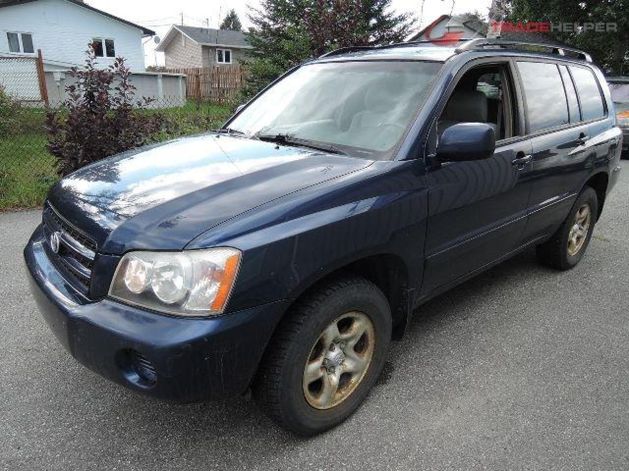Used 2003 Toyota Highlander AWD for sale in Val-D'or, QC