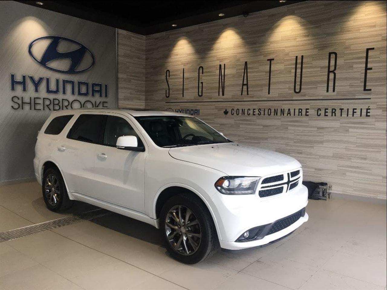 <a href=https://www.hyundaisherbrooke.com/occasion/Dodge-Durango-2017.html>https://www.hyundaisherbrooke.com/occasion/Dodge-Durango-2017.html</a>

DODGE DURANGO GT 2017, 7 PASSAGERS, INTÉRIEUR EN CUIR, SIÈGES CHAUFFANTS, CAMÉRA DE RECUL, TOIT PANORAMIQUE, RÉGULATEUR DE VITESSE, GROUPE ÉLECTRIQUE + JAMAIS ACCIDENTÉ (CARPROOF À LAPPUI)    NOUS REPRENONS TOUS LES VÉHICULES EN ÉCHANGE! SPÉCIALISTE EN 1ÈRE, 2ÈME ET 3ÈME CHANCE AU CRÉDIT! COMMUNIQUEZ AU 1-877-801-8741 POUR UN ESSAI ROUTIER OU POUR DES RENSEIGNEMENTS SUPPLÉMENTAIRE !!!