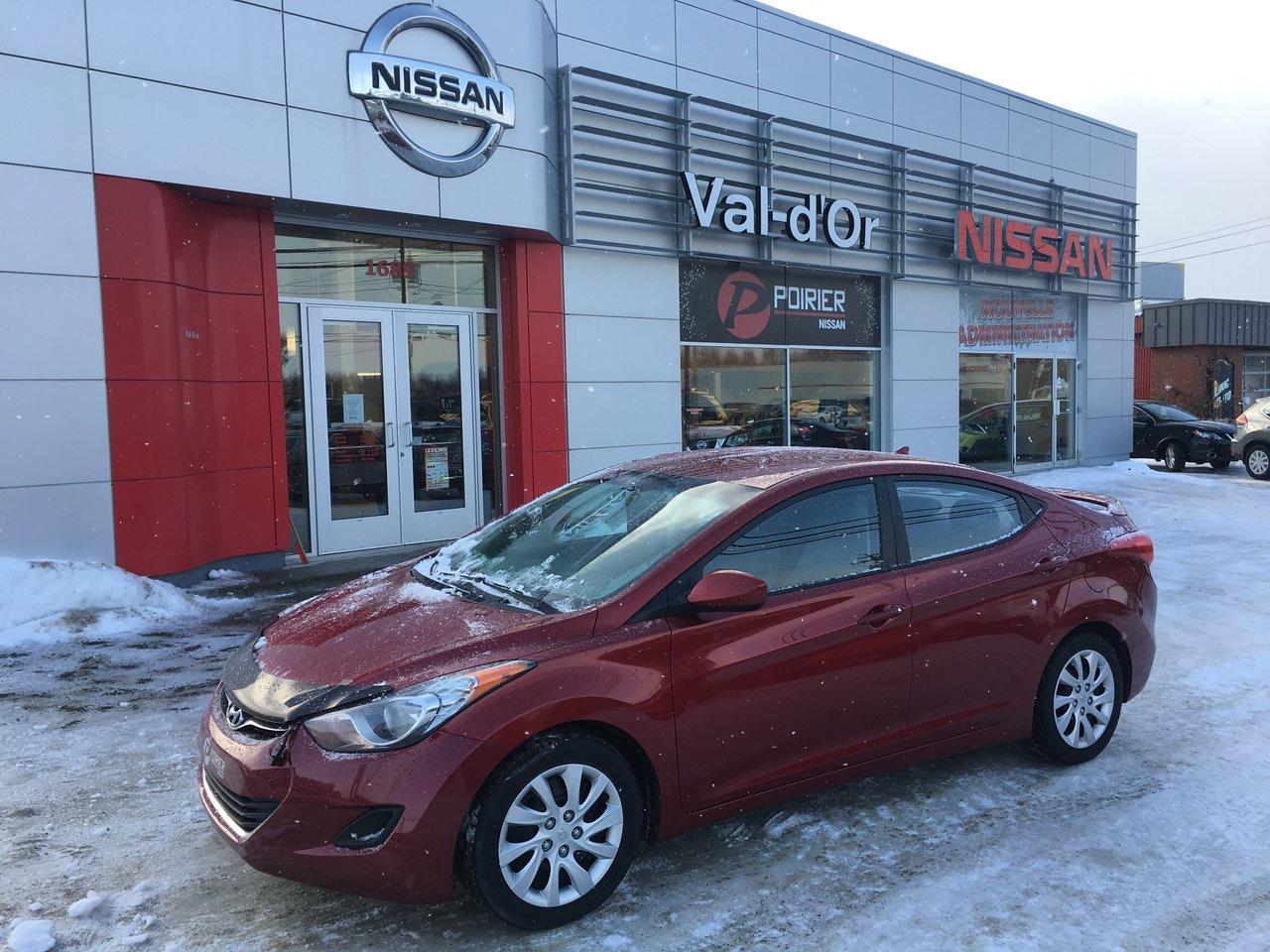 Used 2013 Hyundai Elantra GL for sale in Val-D'or, QC
